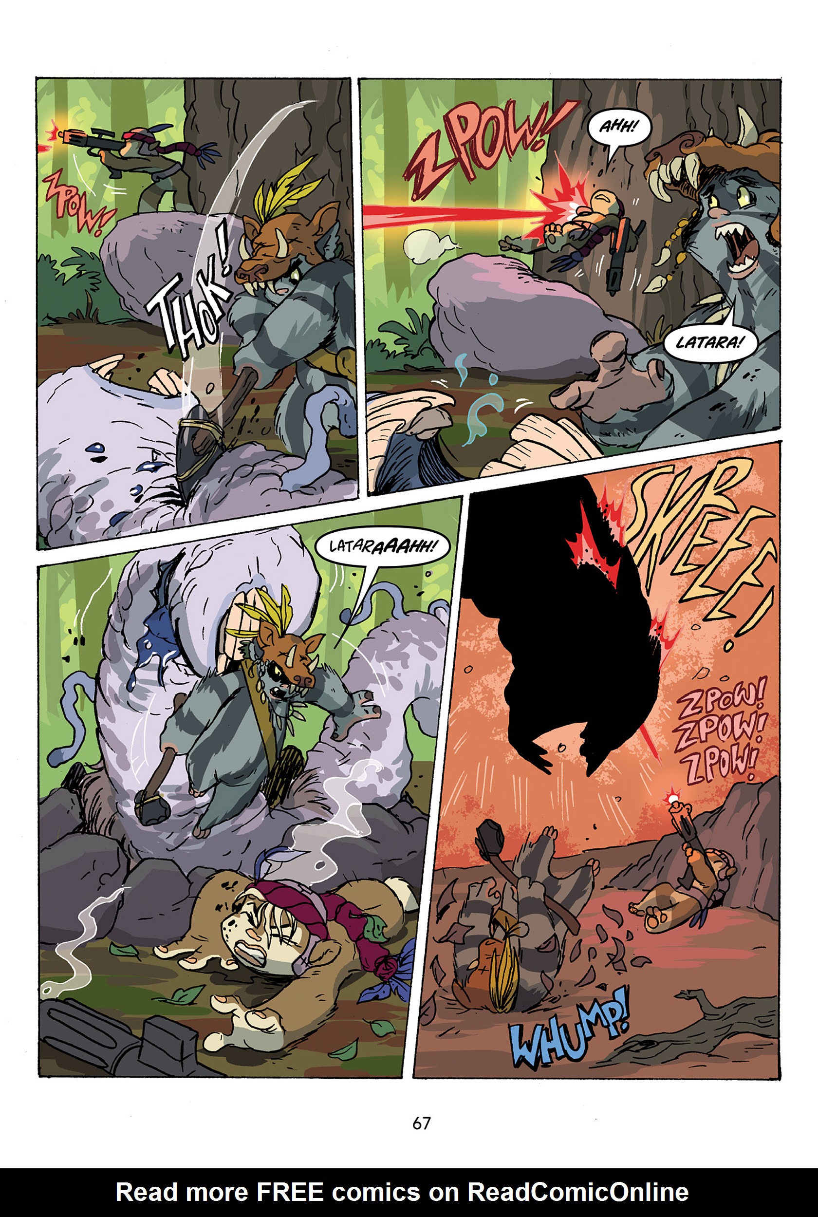 Read online Star Wars: Ewoks - Shadows of Endor comic -  Issue # TPB - 68