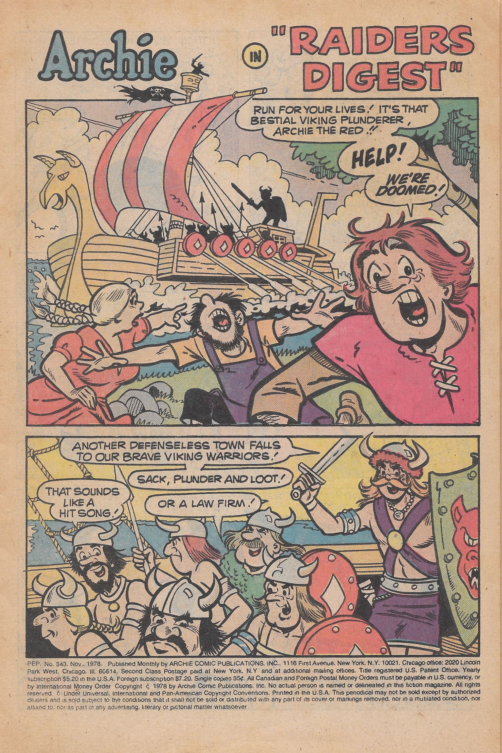 Read online Pep Comics comic -  Issue #343 - 3