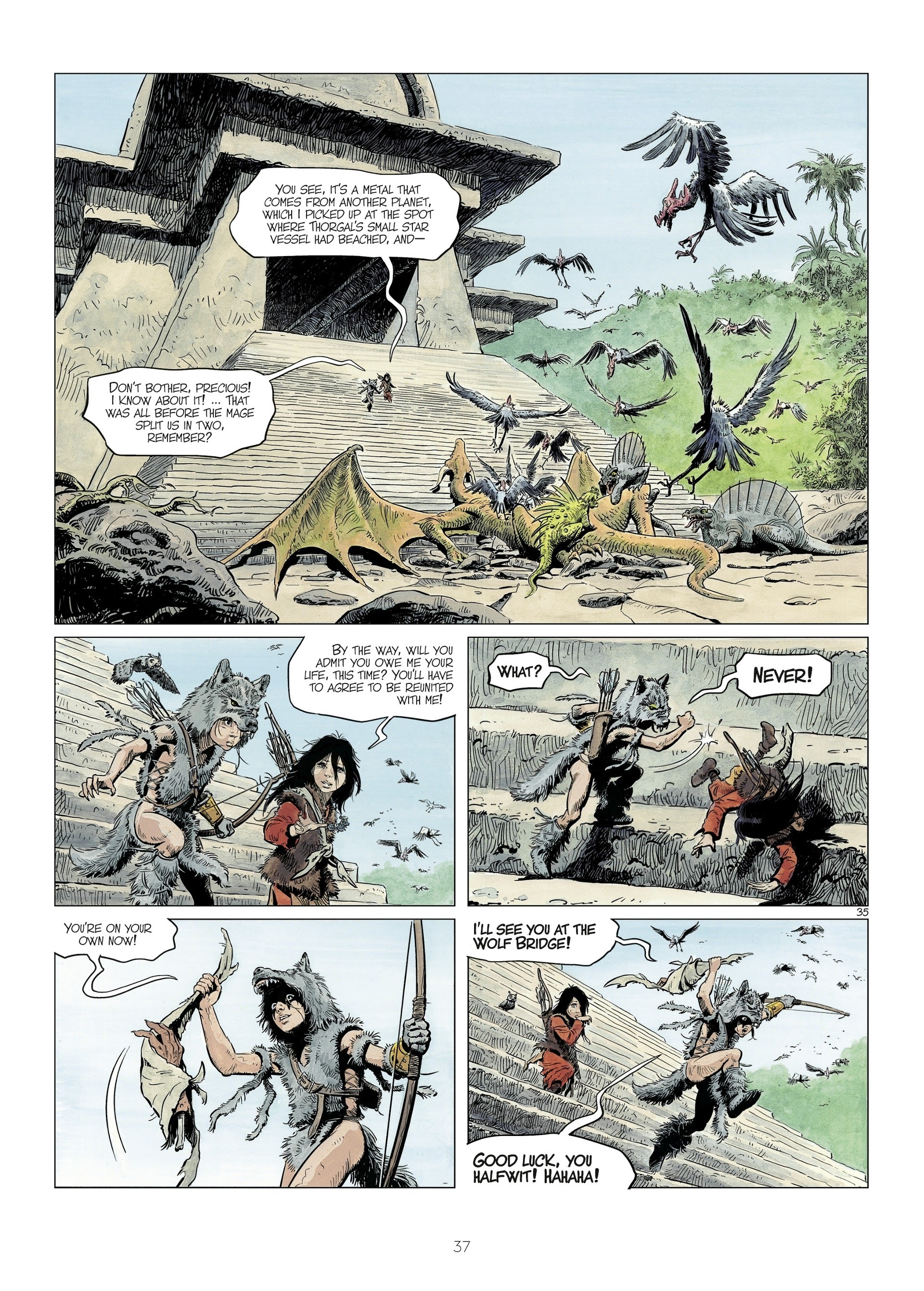 Read online The World of Thorgal: Wolfcub comic -  Issue #3 - 39
