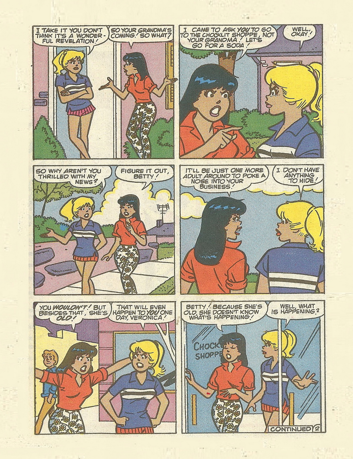 Read online Betty and Veronica Digest Magazine comic -  Issue #55 - 107