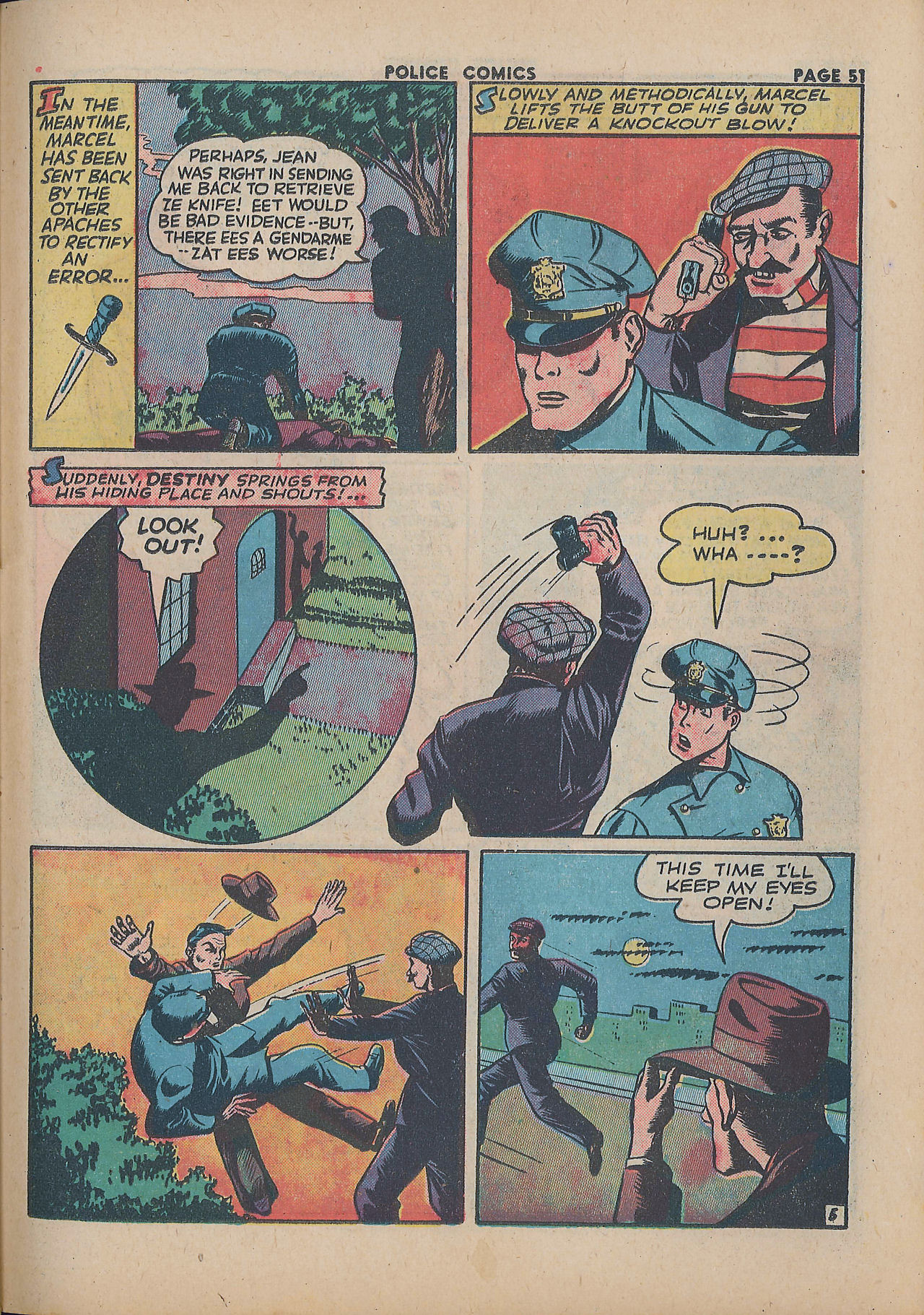 Read online Police Comics comic -  Issue #21 - 53