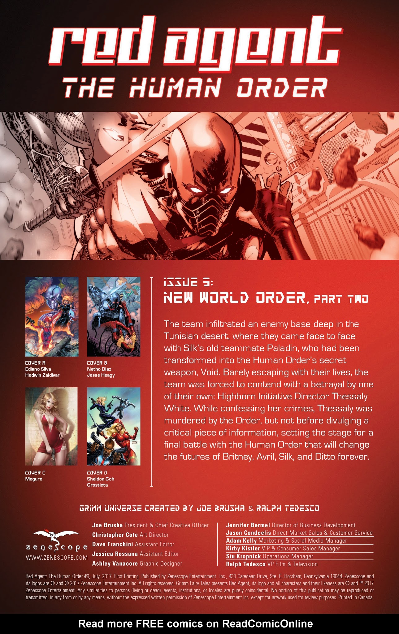 Read online Grimm Fairy Tales presents Red Agent: The Human Order comic -  Issue #9 - 2