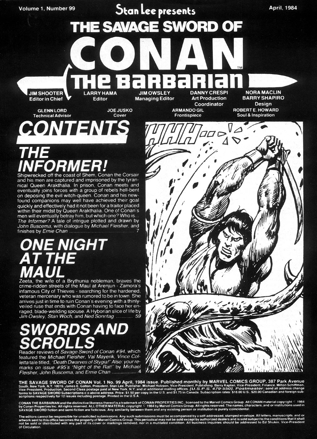 Read online The Savage Sword Of Conan comic -  Issue #99 - 3