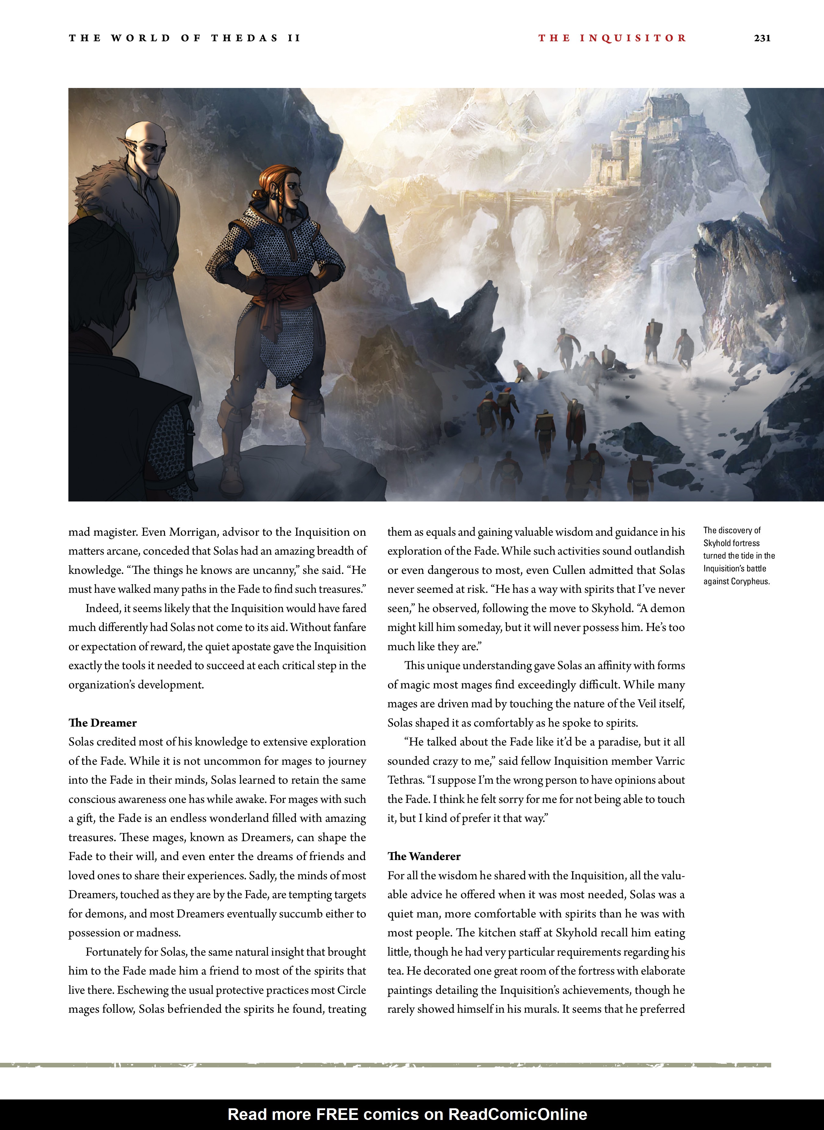 Read online Dragon Age: The World of Thedas comic -  Issue # TPB 2 - 226