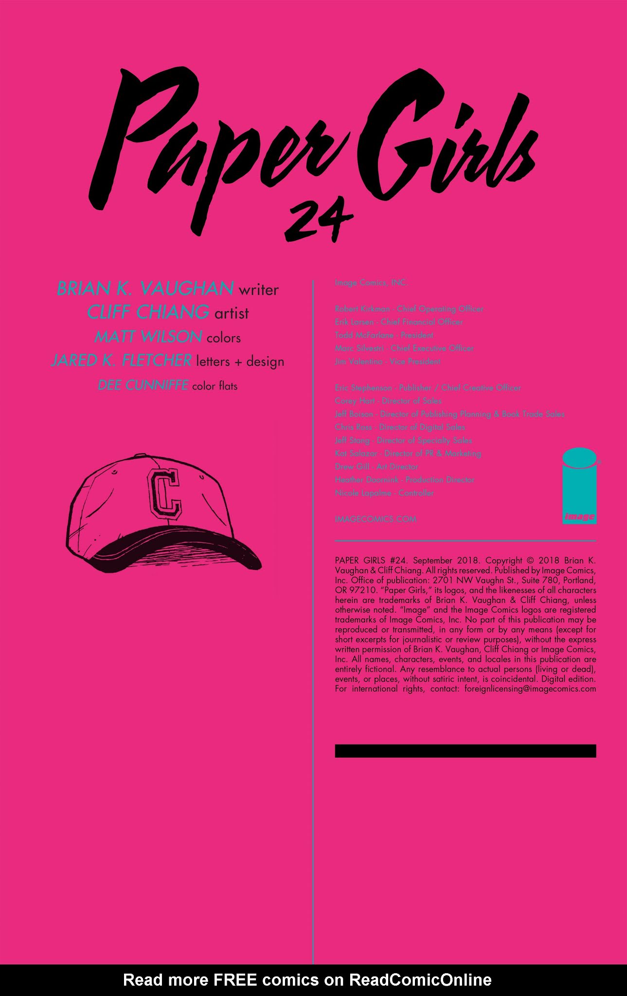 Read online Paper Girls comic -  Issue #24 - 2