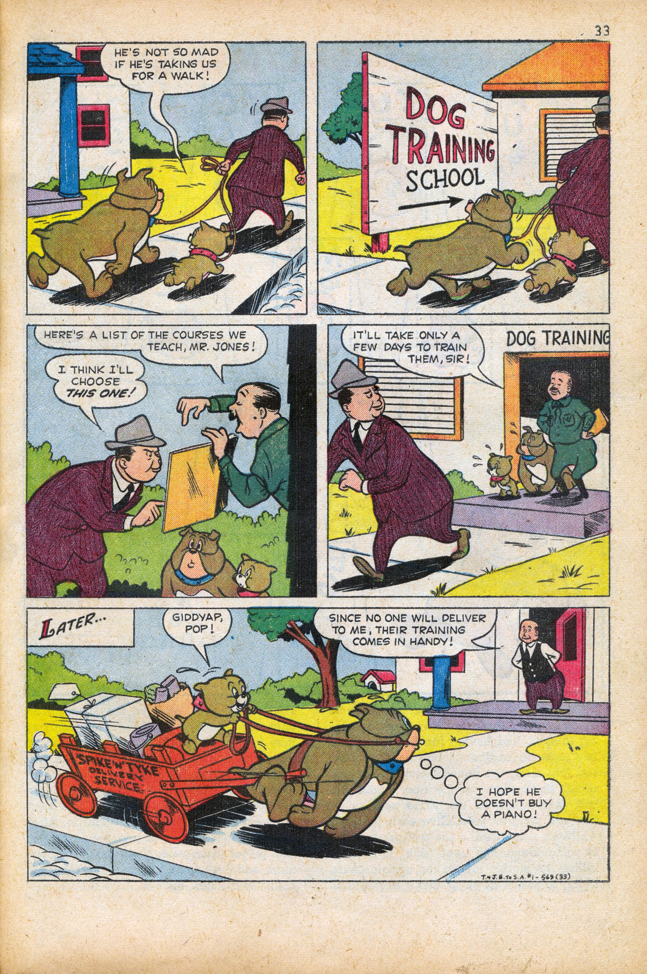 Read online Tom & Jerry's Back to School comic -  Issue # TPB - 35