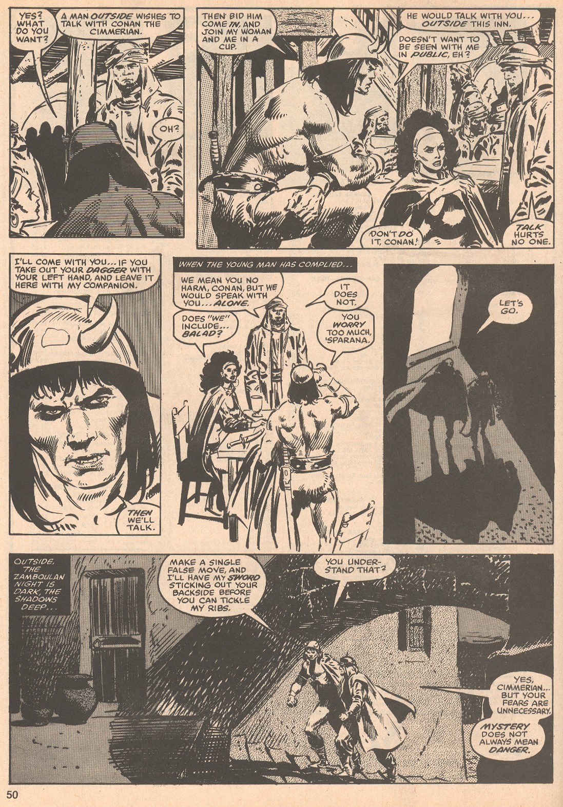 Read online The Savage Sword Of Conan comic -  Issue #57 - 50