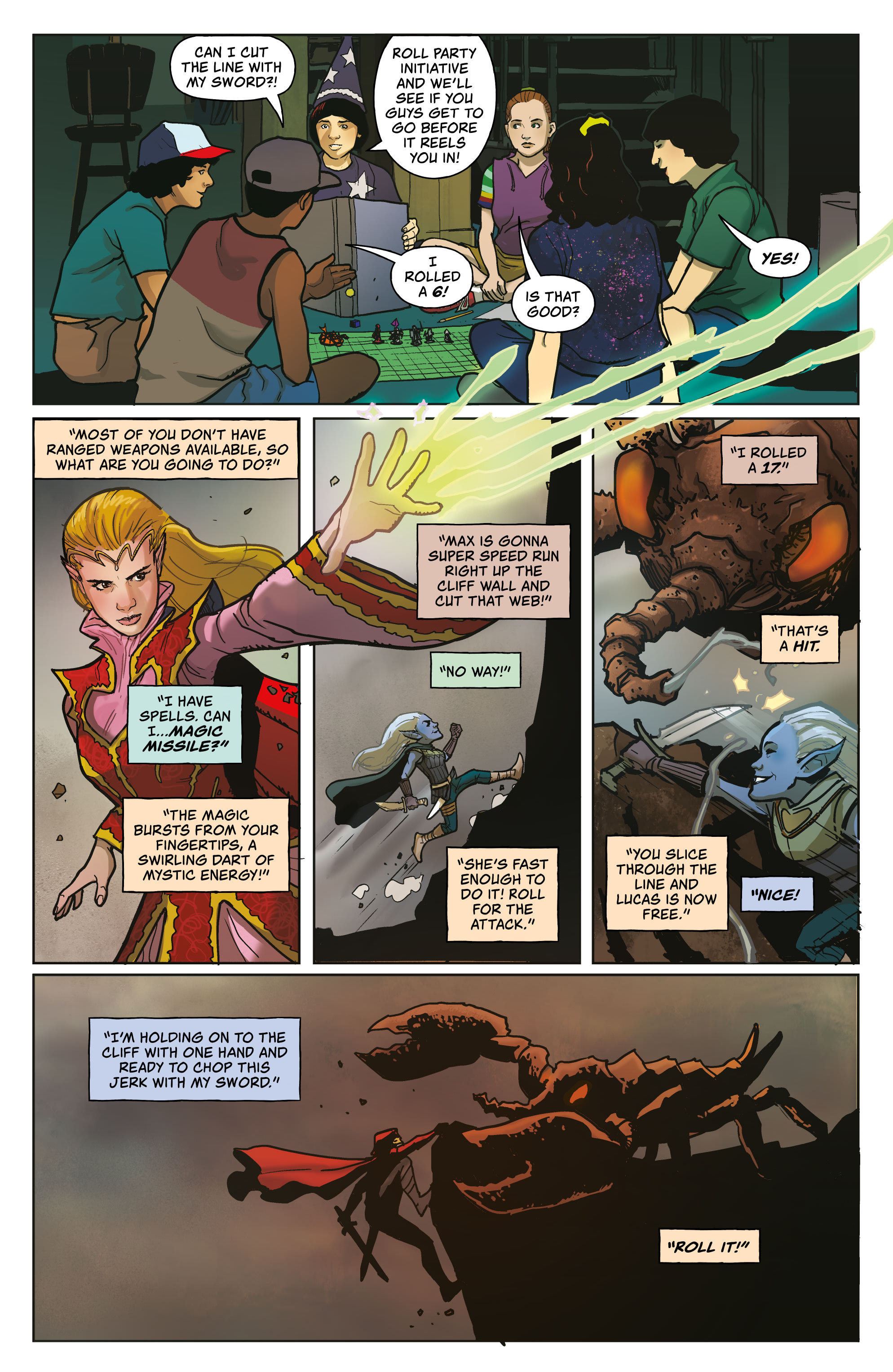 Read online Stranger Things and Dungeons & Dragons comic -  Issue #3 - 10