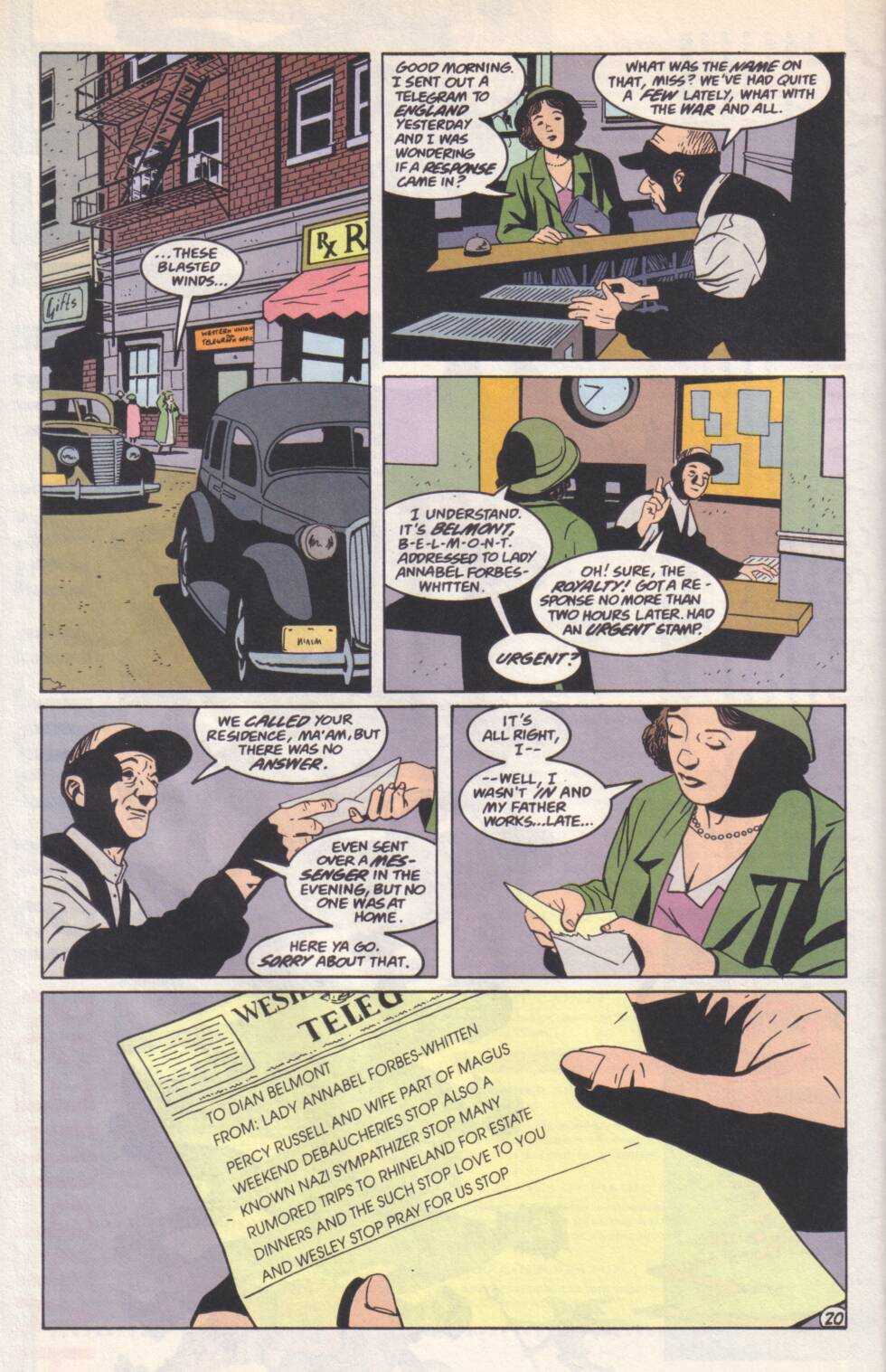 Read online Sandman Mystery Theatre comic -  Issue #58 - 20