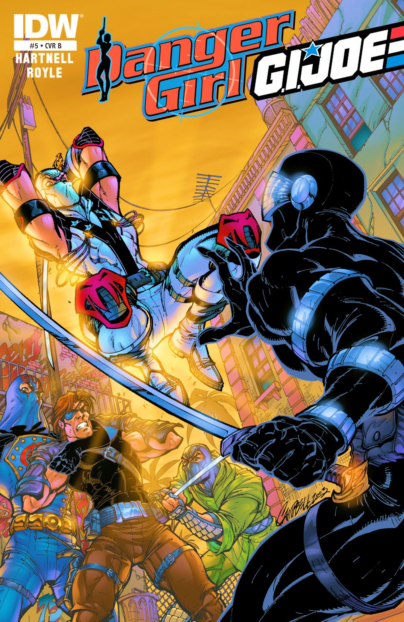 Read online Danger Girl/G.I. Joe comic -  Issue #5 - 2