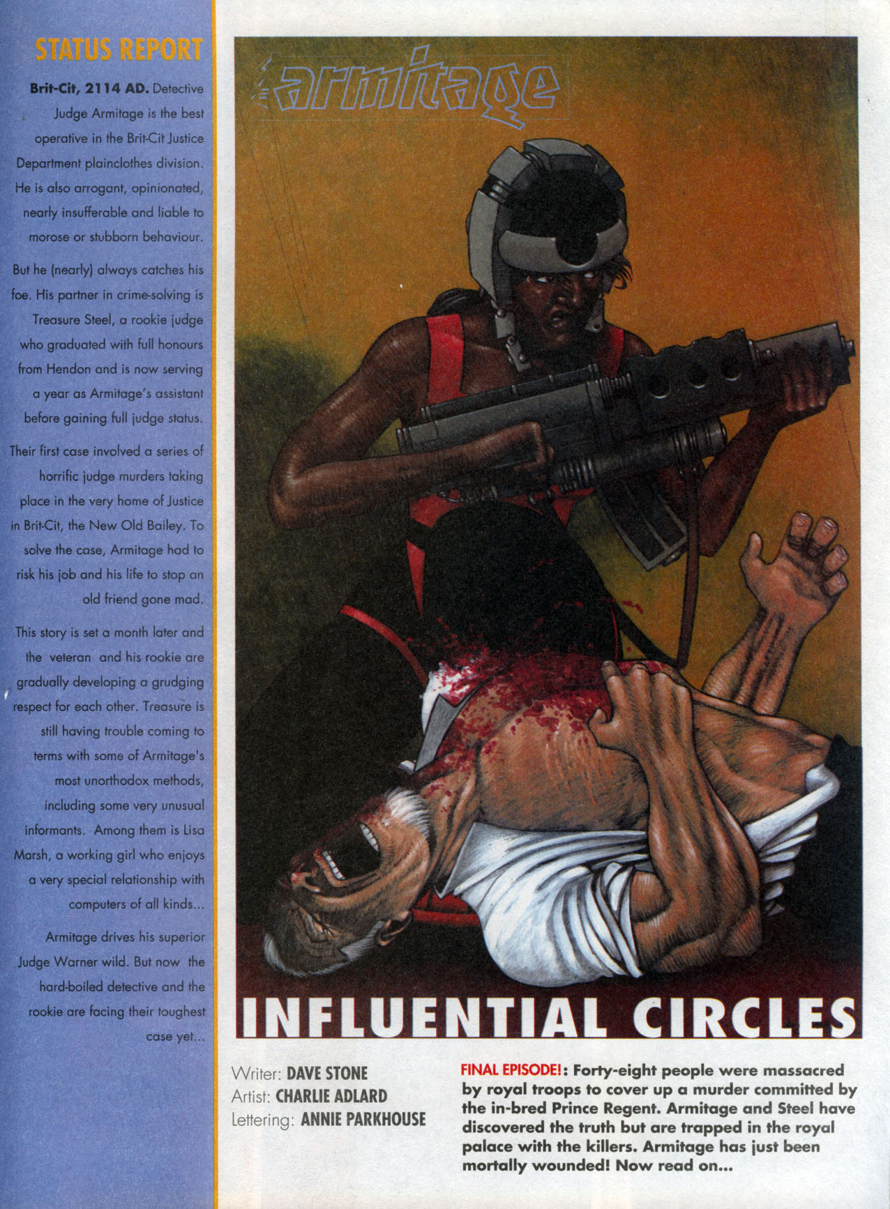 Read online Judge Dredd: The Megazine (vol. 2) comic -  Issue #18 - 23
