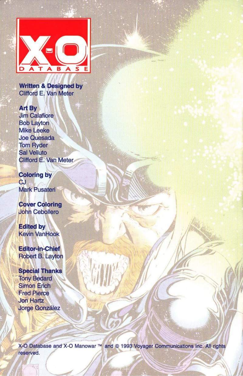 Read online X-O Database comic -  Issue # Full - 2