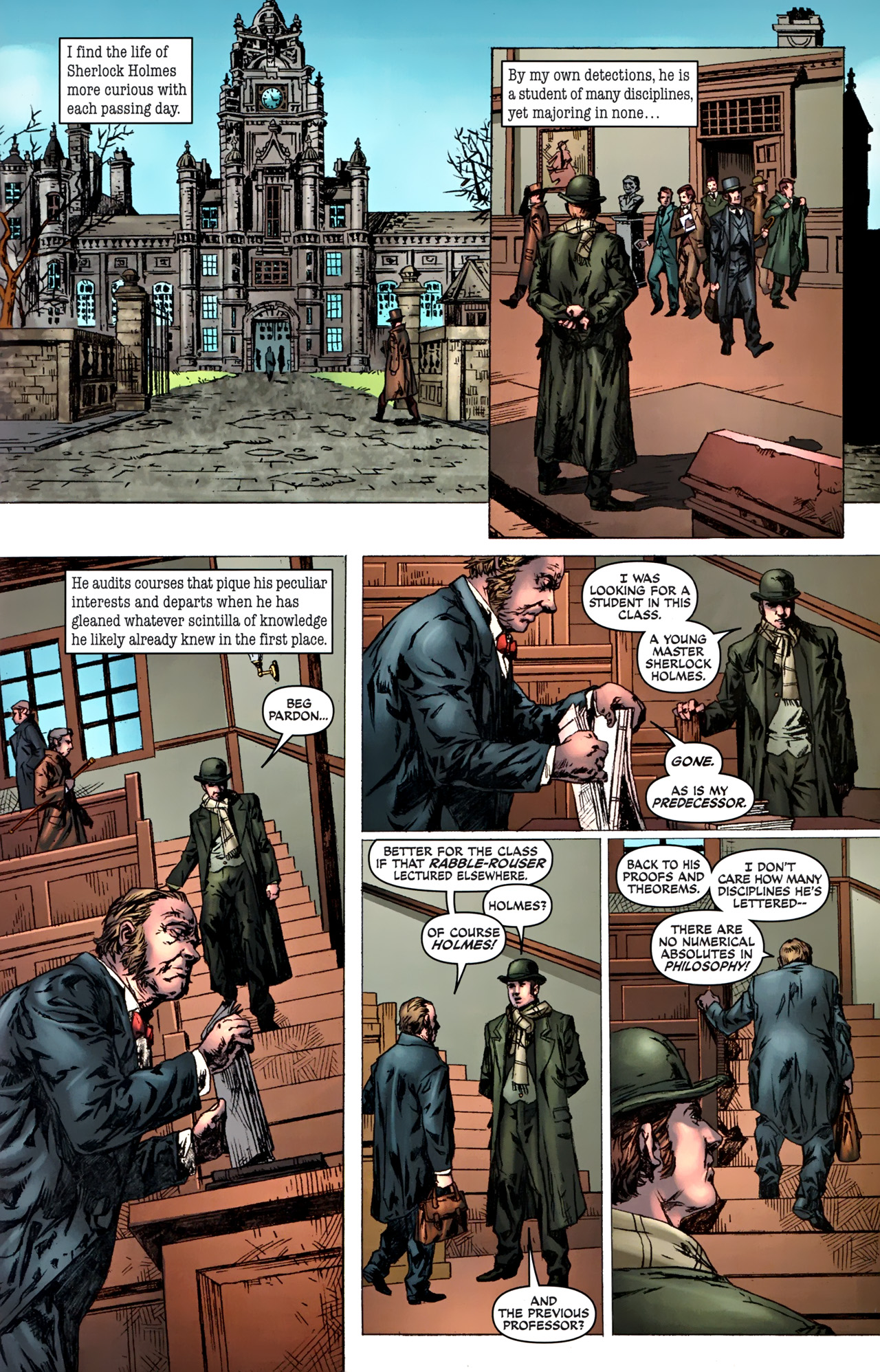 Read online Sherlock Holmes: Year One comic -  Issue #3 - 17