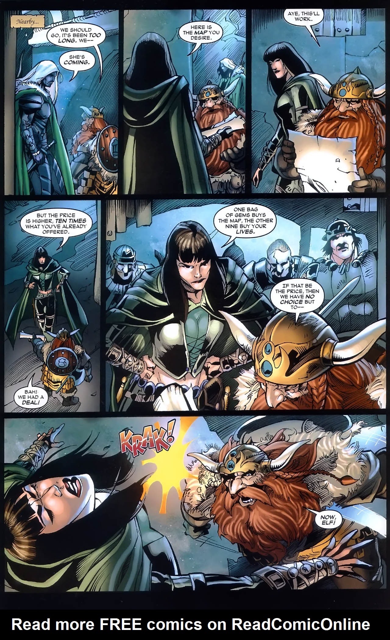 Read online Forgotten Realms: Streams of Silver comic -  Issue #1 - 16