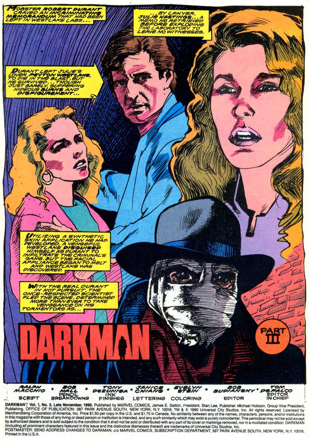 Read online Darkman (1990) comic -  Issue #3 - 2