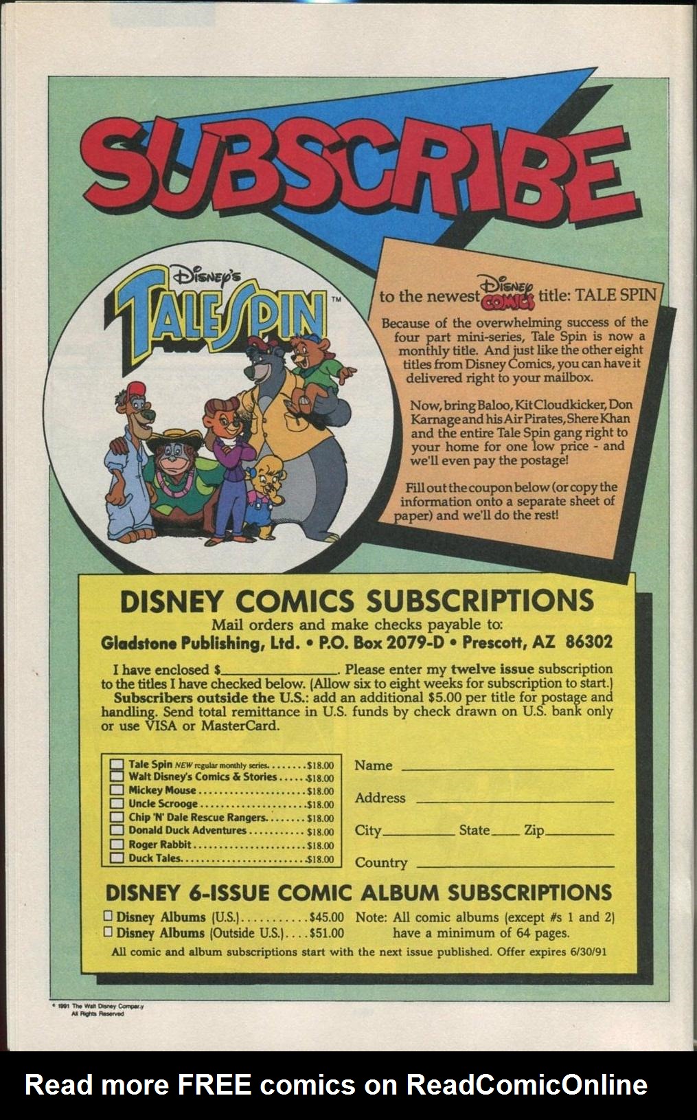 Read online Disney's Tale Spin comic -  Issue #3 - 28