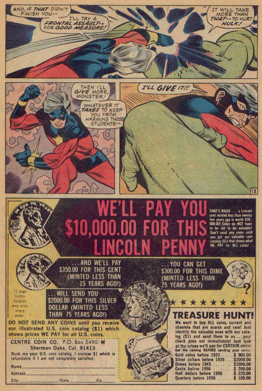 Captain Marvel (1968) Issue #21 #21 - English 15