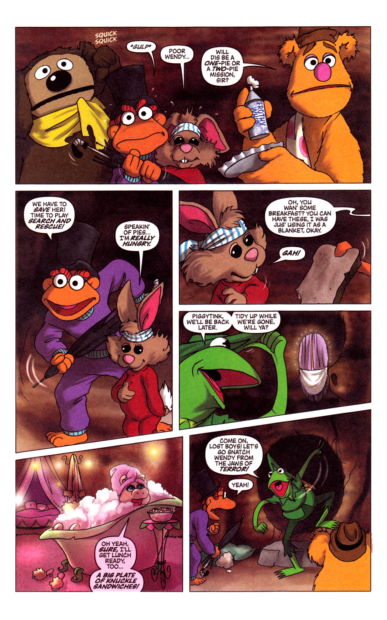 Read online Muppet Peter Pan comic -  Issue #3 - 12