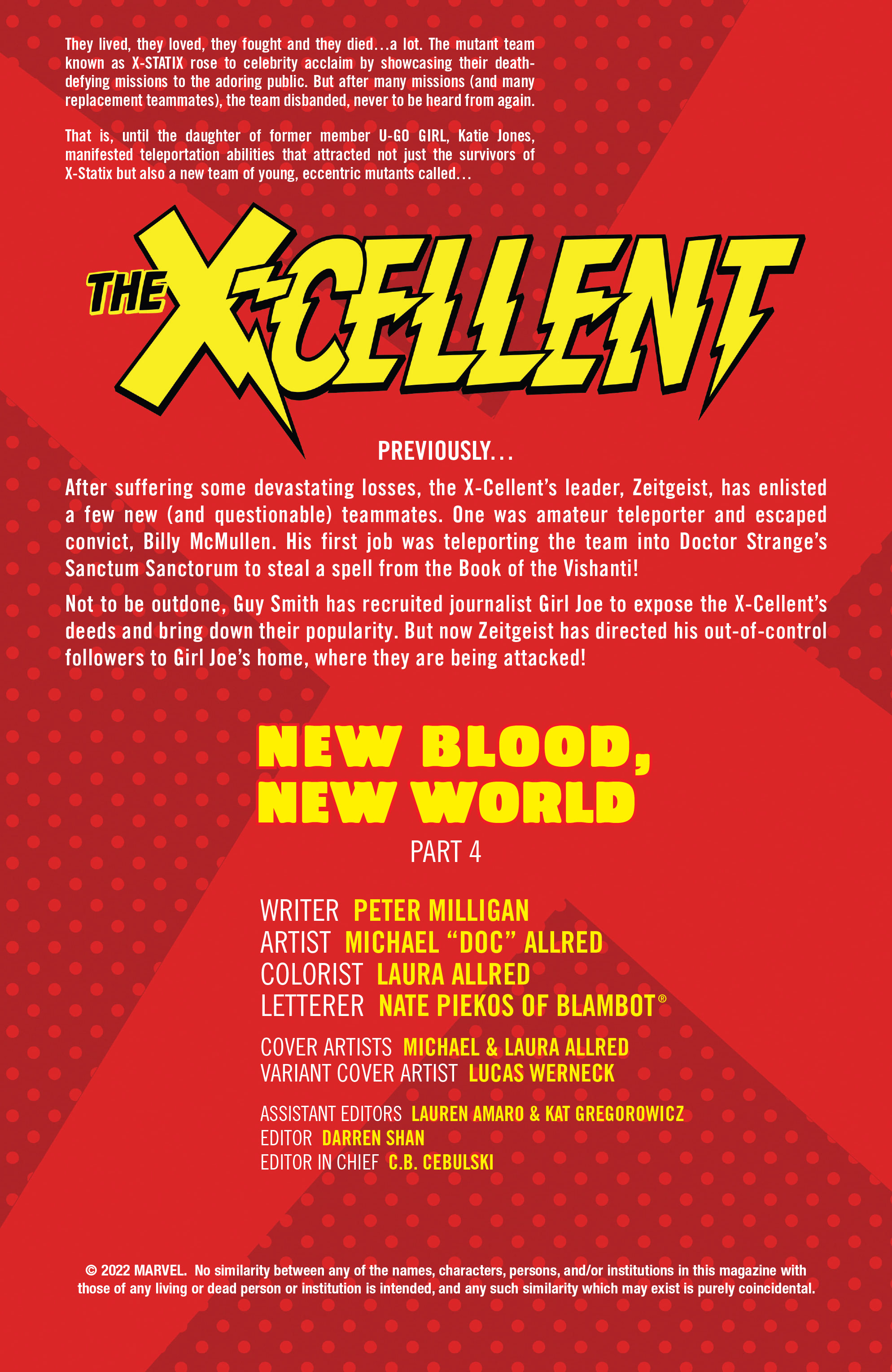 Read online X-Cellent comic -  Issue #4 - 2