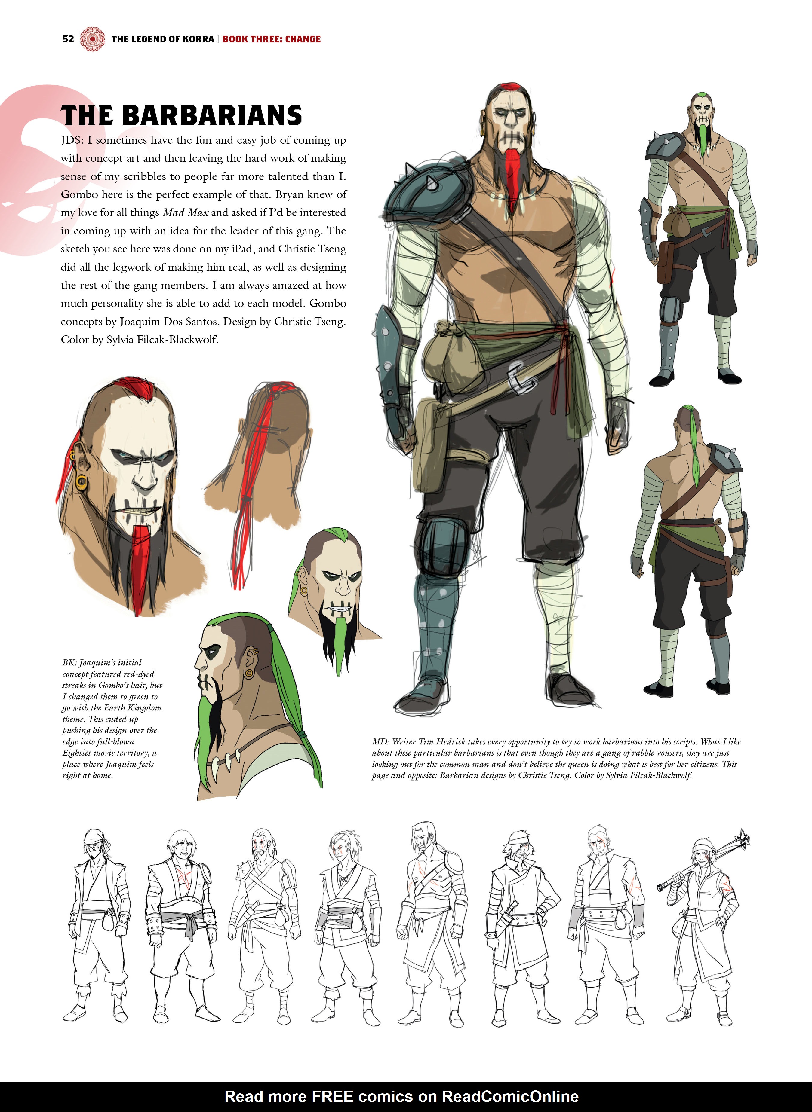 Read online The Legend of Korra: The Art of the Animated Series comic -  Issue # TPB 3 - 53