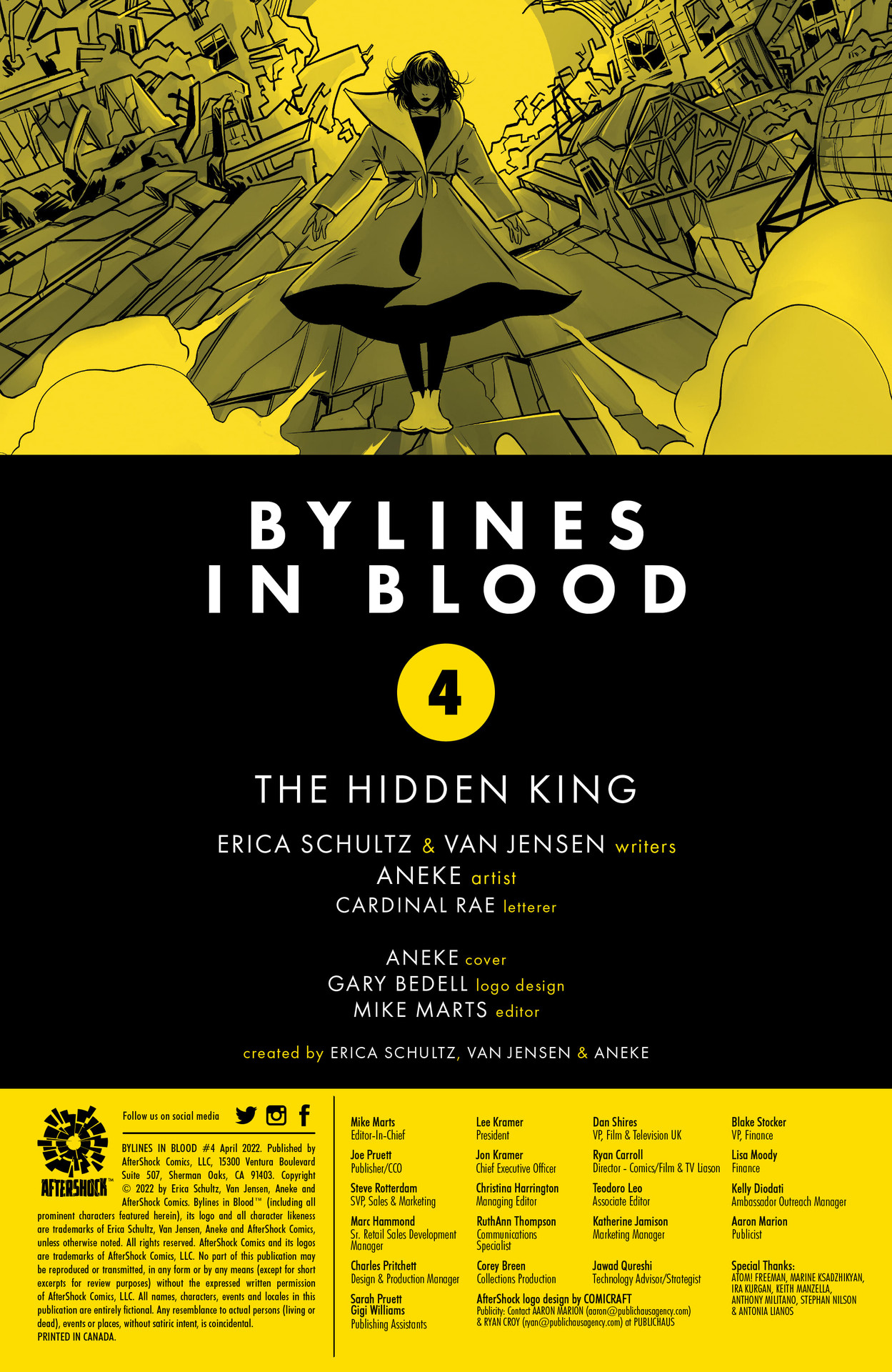 Read online Bylines in Blood comic -  Issue #4 - 2