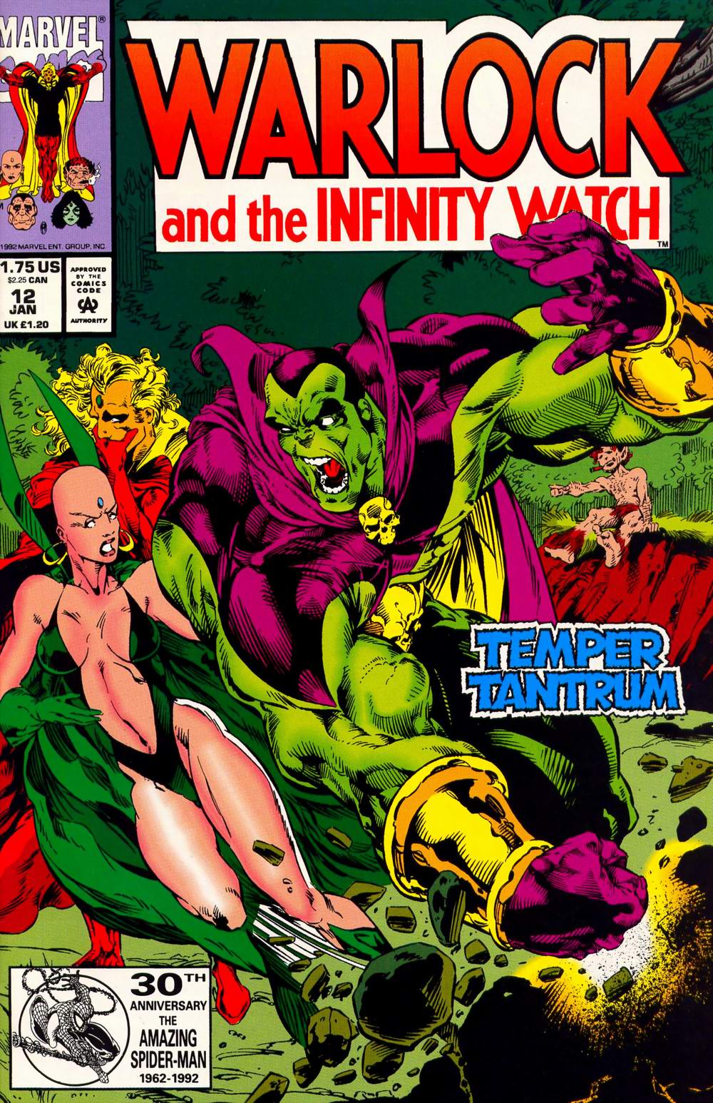 Read online Warlock and the Infinity Watch comic -  Issue #12 - 1
