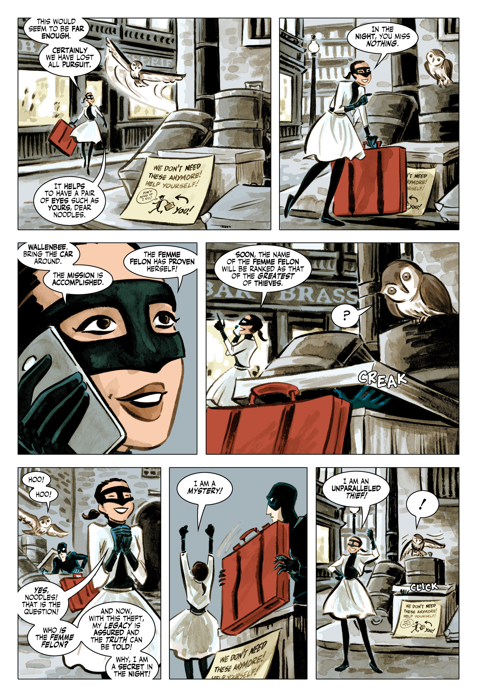 Read online Bandette (2012) comic -  Issue #14 - 17