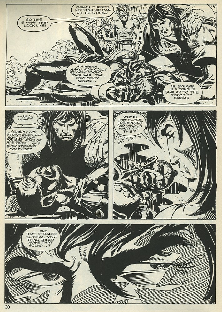 Read online The Savage Sword Of Conan comic -  Issue #136 - 29