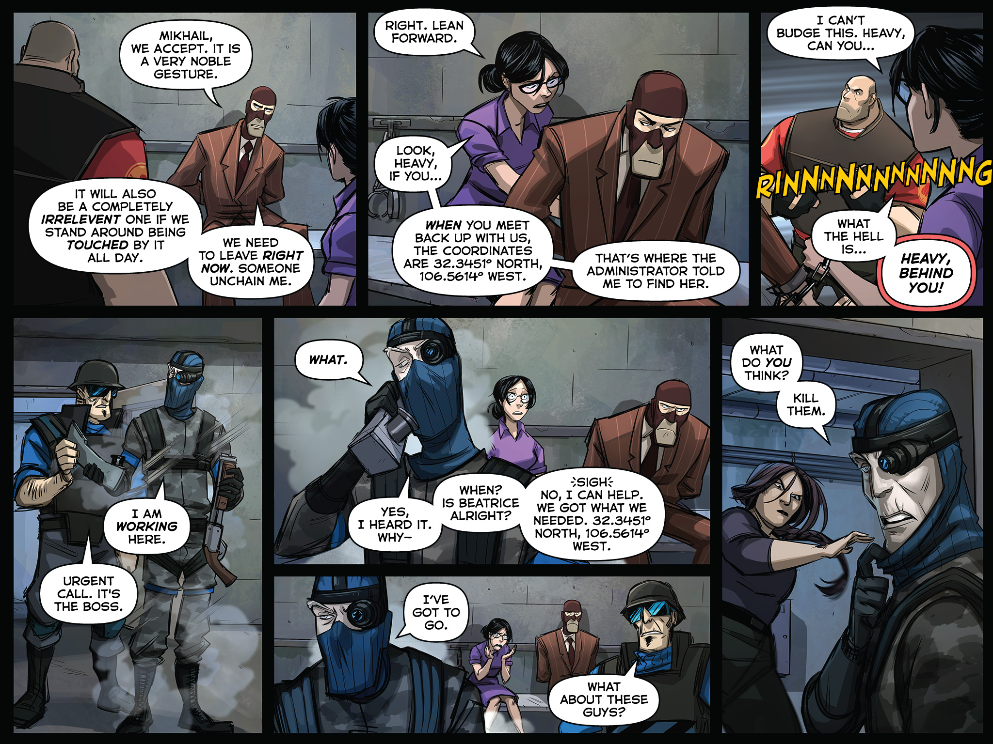 Read online Team Fortress 2 comic -  Issue #5 - 44