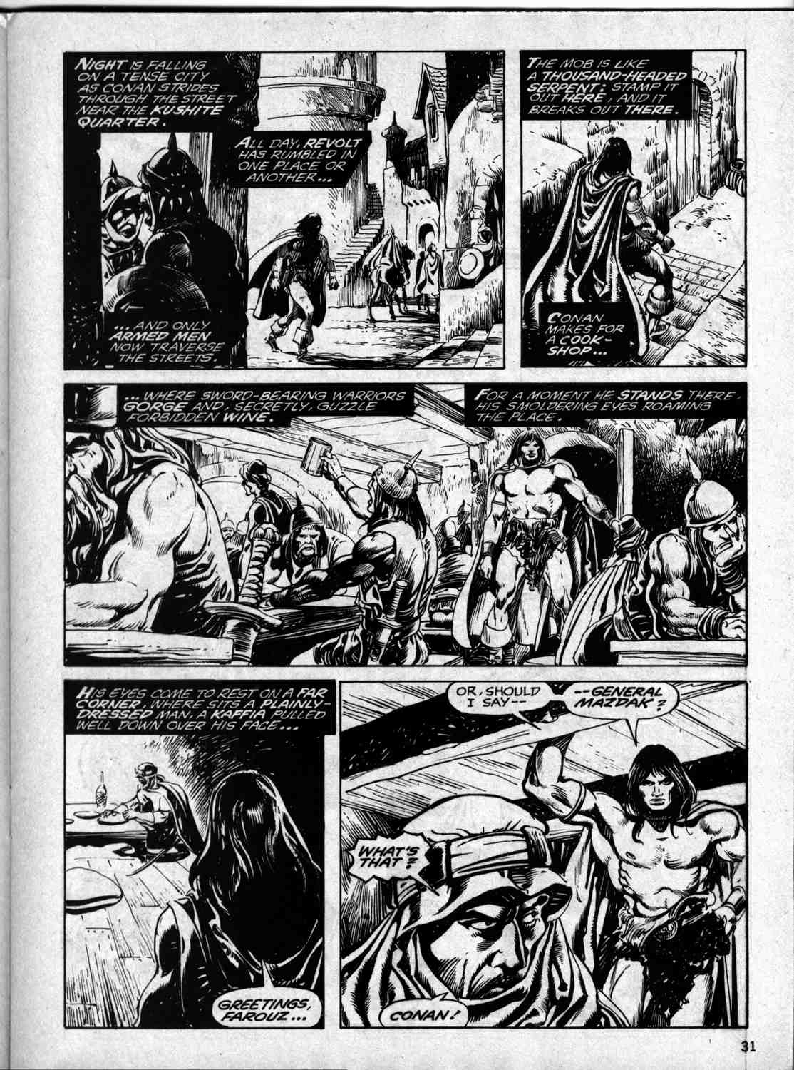 Read online The Savage Sword Of Conan comic -  Issue #36 - 31