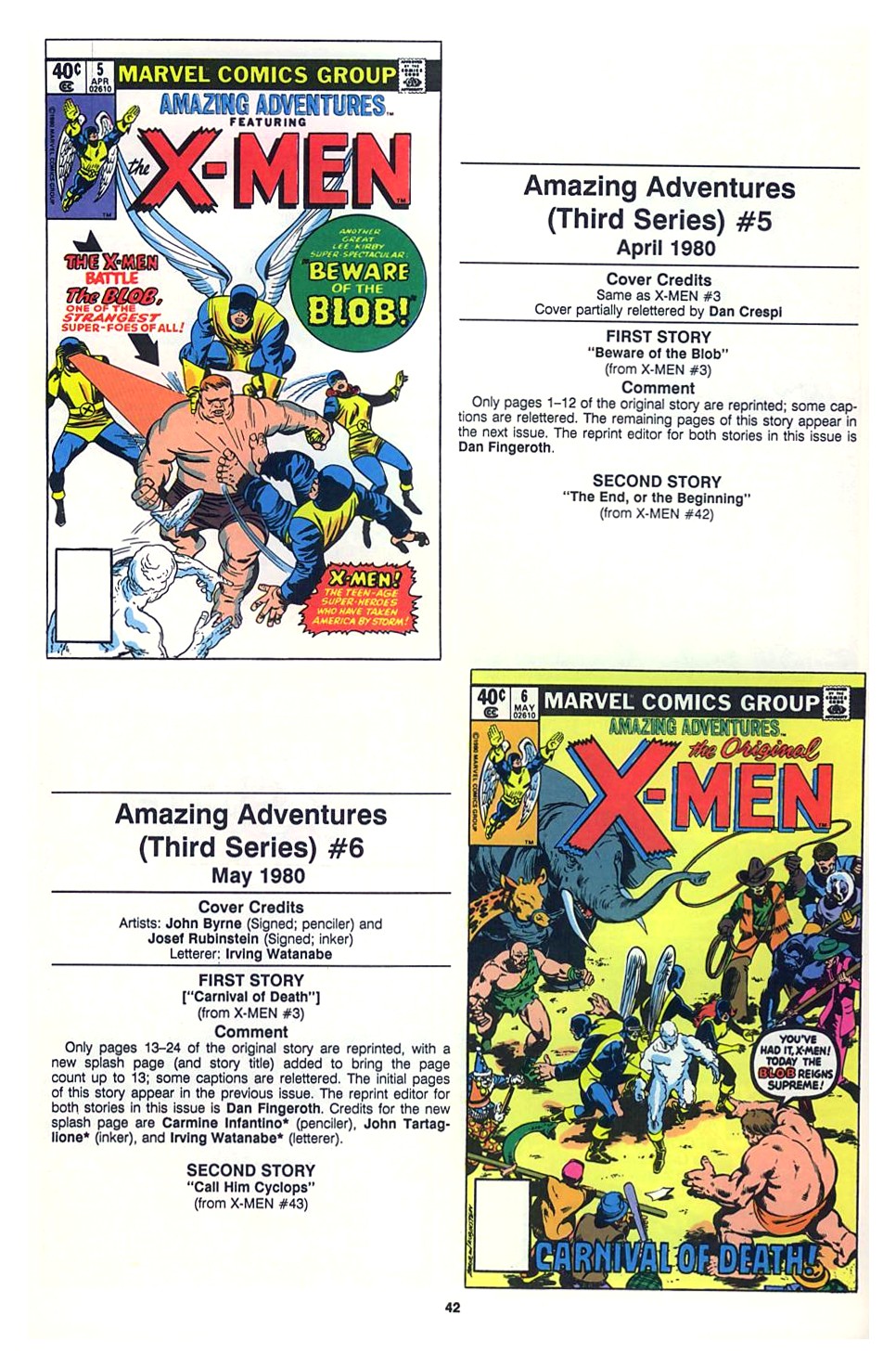Read online The Official Marvel Index To The X-Men comic -  Issue #7 - 44
