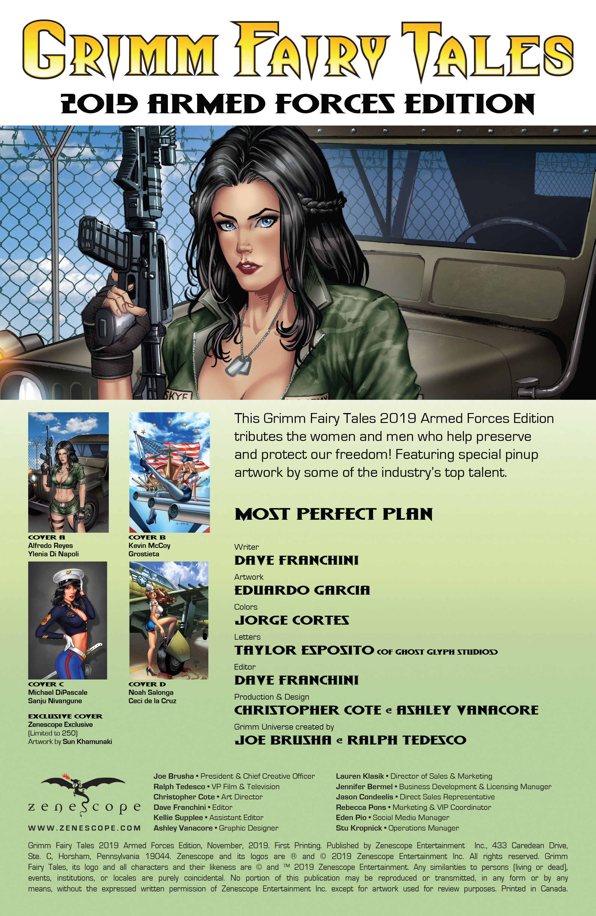 Read online Grimm Fairy Tales: 2019 Armed Forces Edition comic -  Issue # Full - 2