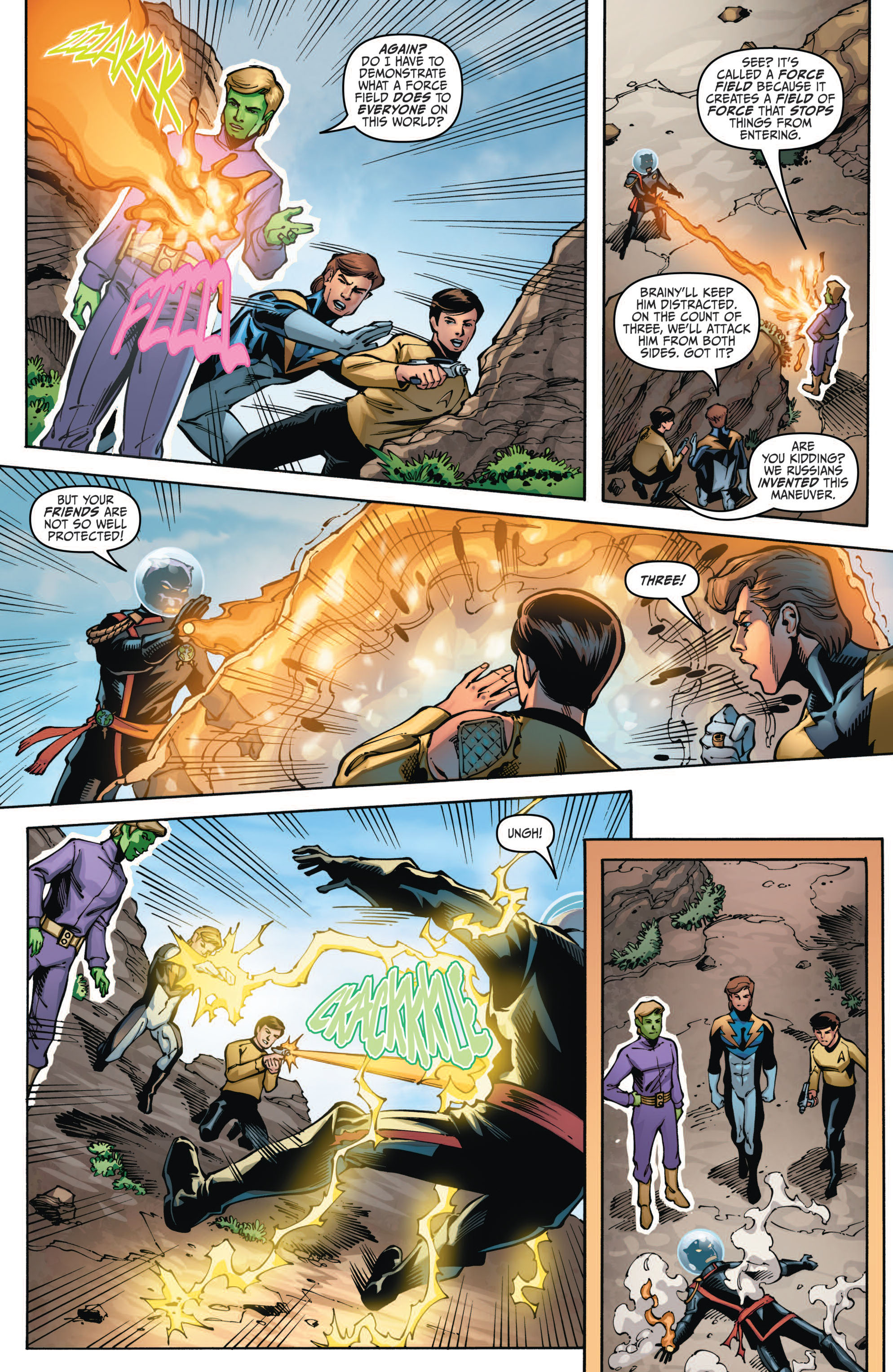 Read online Star Trek/Legion of Super-Heroes comic -  Issue #3 - 19