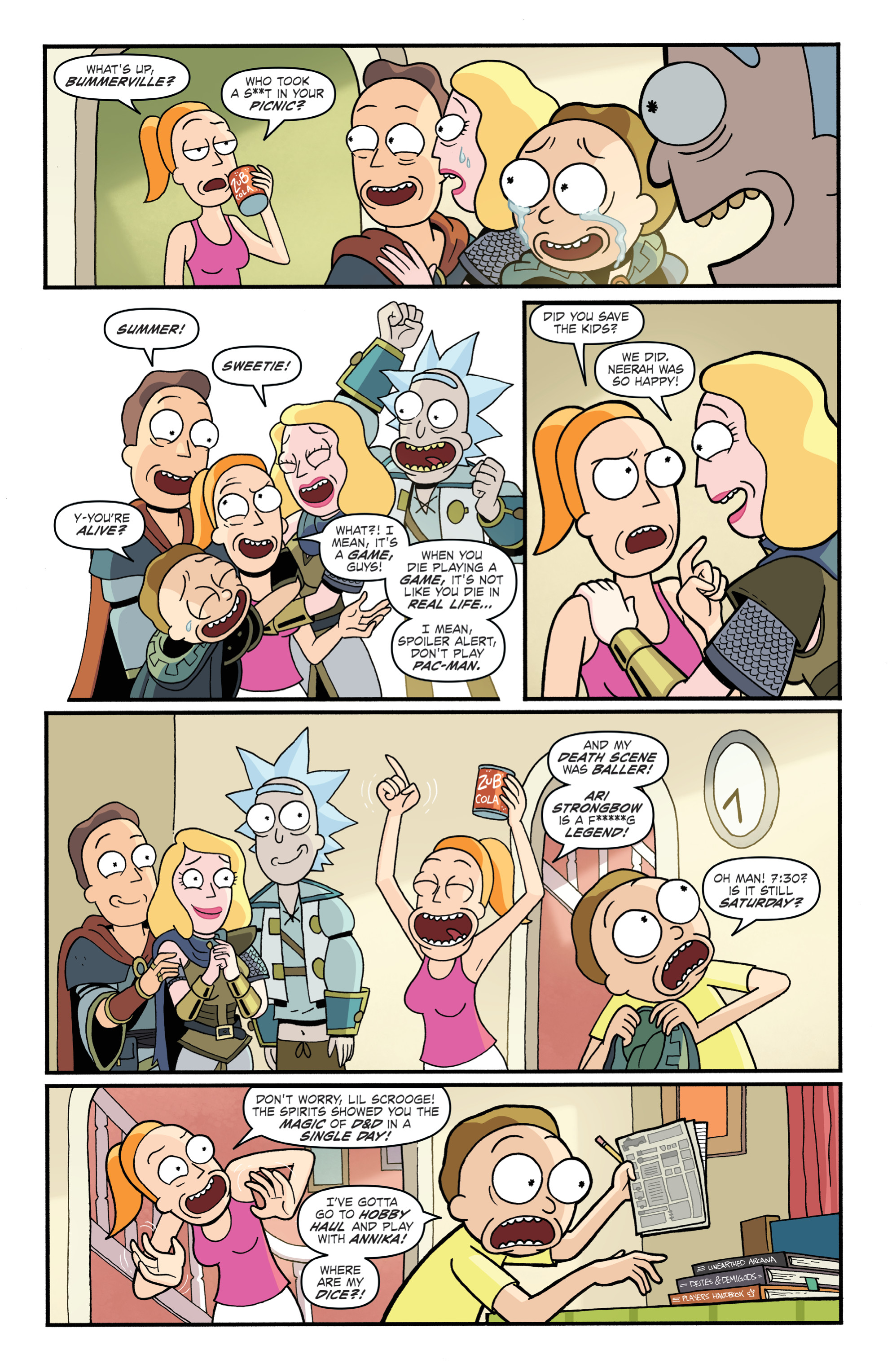 Read online Rick and Morty vs Dungeons & Dragons comic -  Issue # _TPB - 102