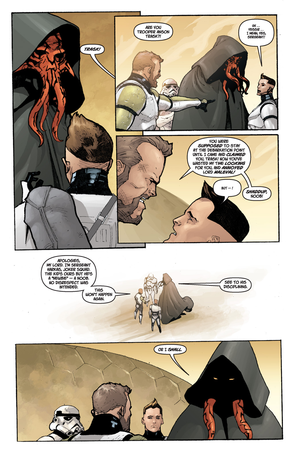 Read online Star Wars: Legacy (2006) comic -  Issue #4 - 4
