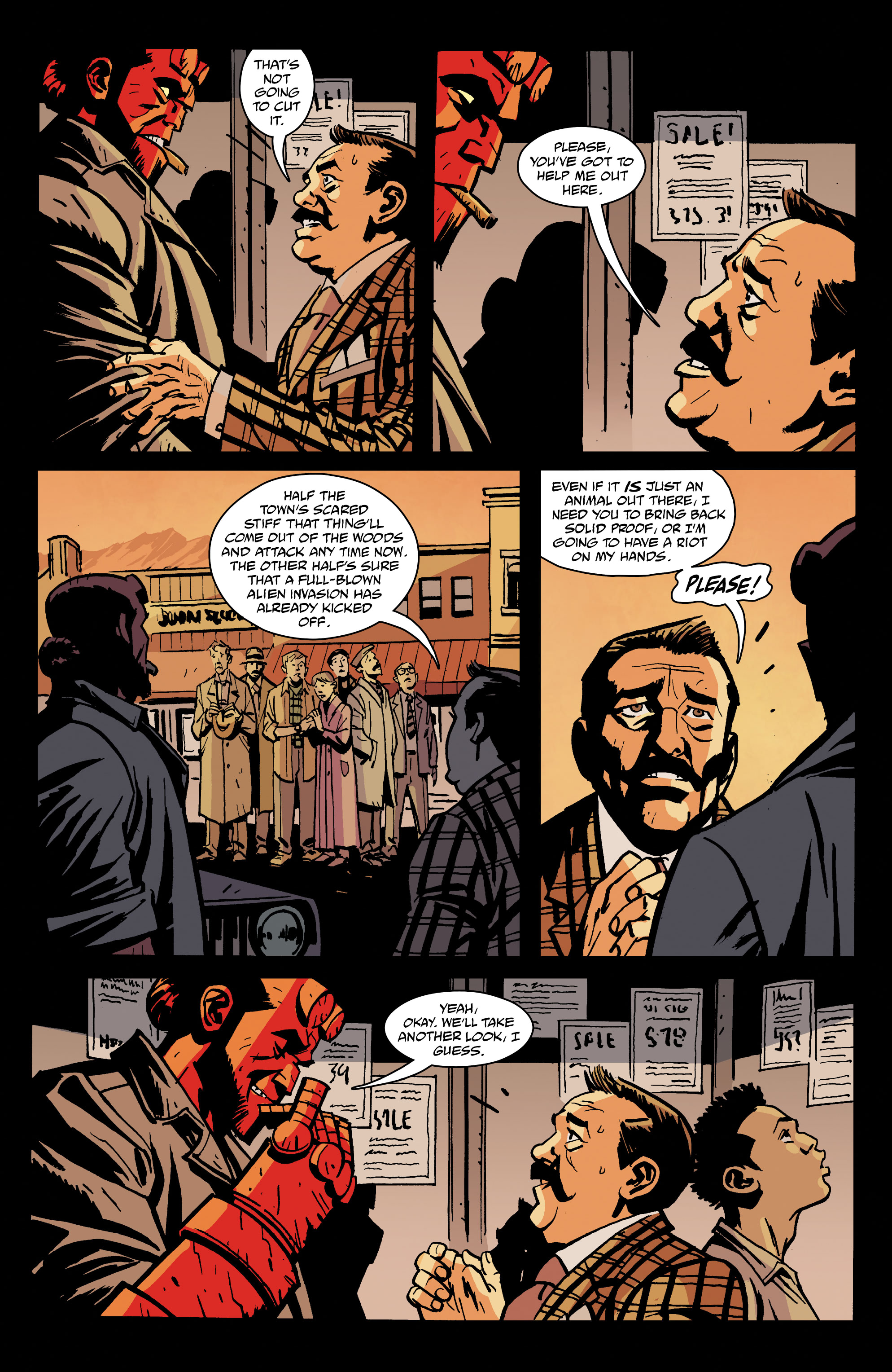Read online Hellboy And The B.P.R.D.: 1957 - Falling Sky comic -  Issue # Full - 15
