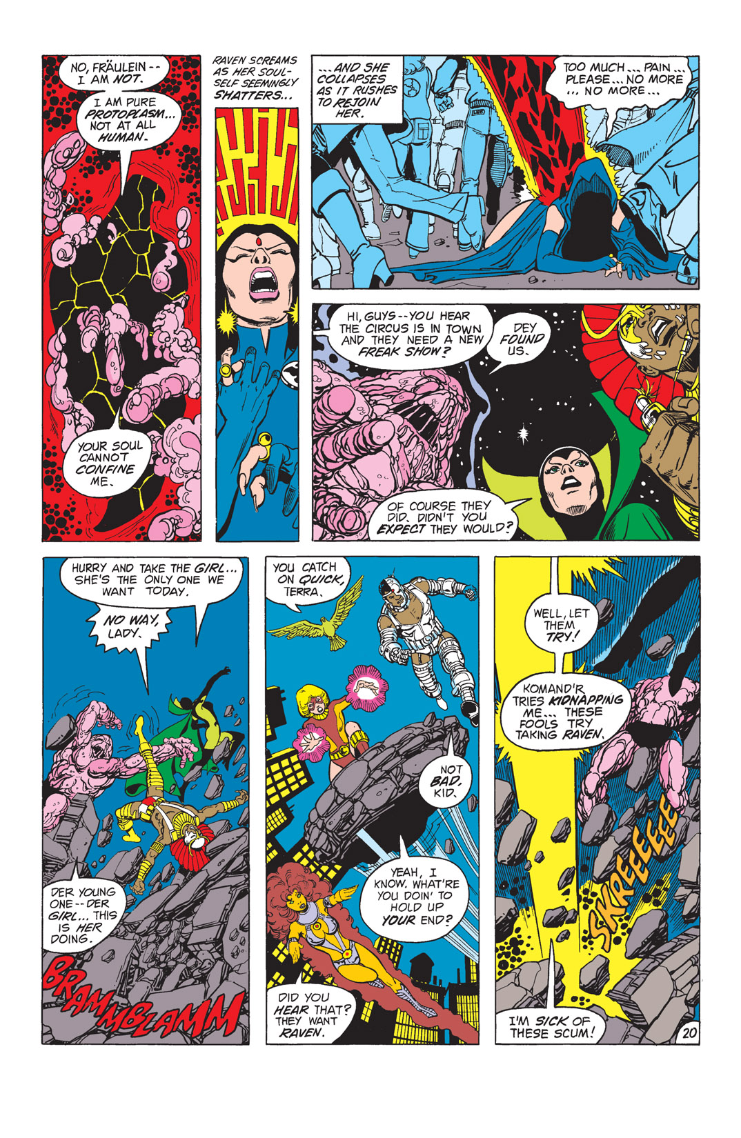 Read online The New Teen Titans (1980) comic -  Issue #30 - 21