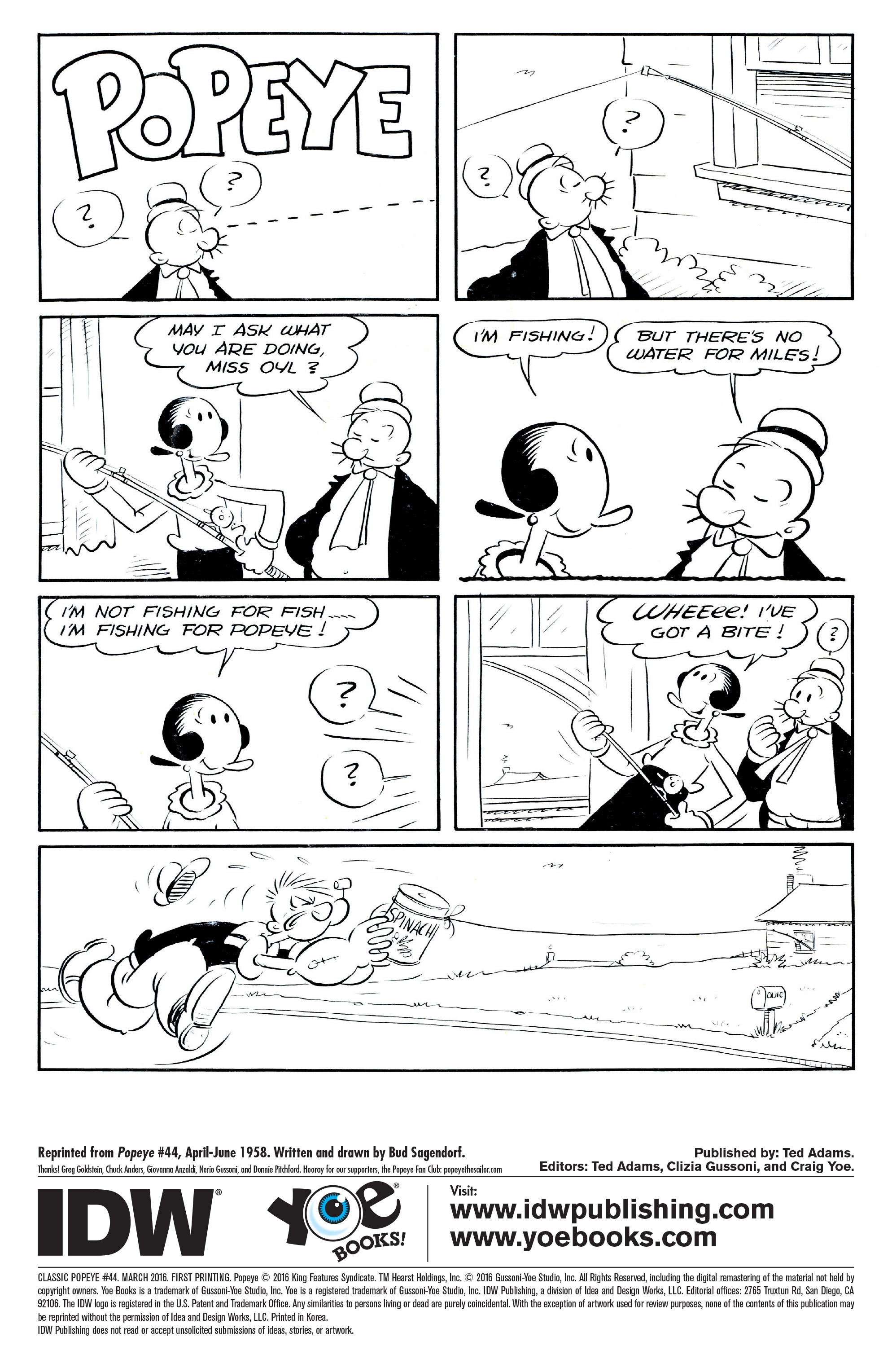 Read online Classic Popeye comic -  Issue #44 - 2