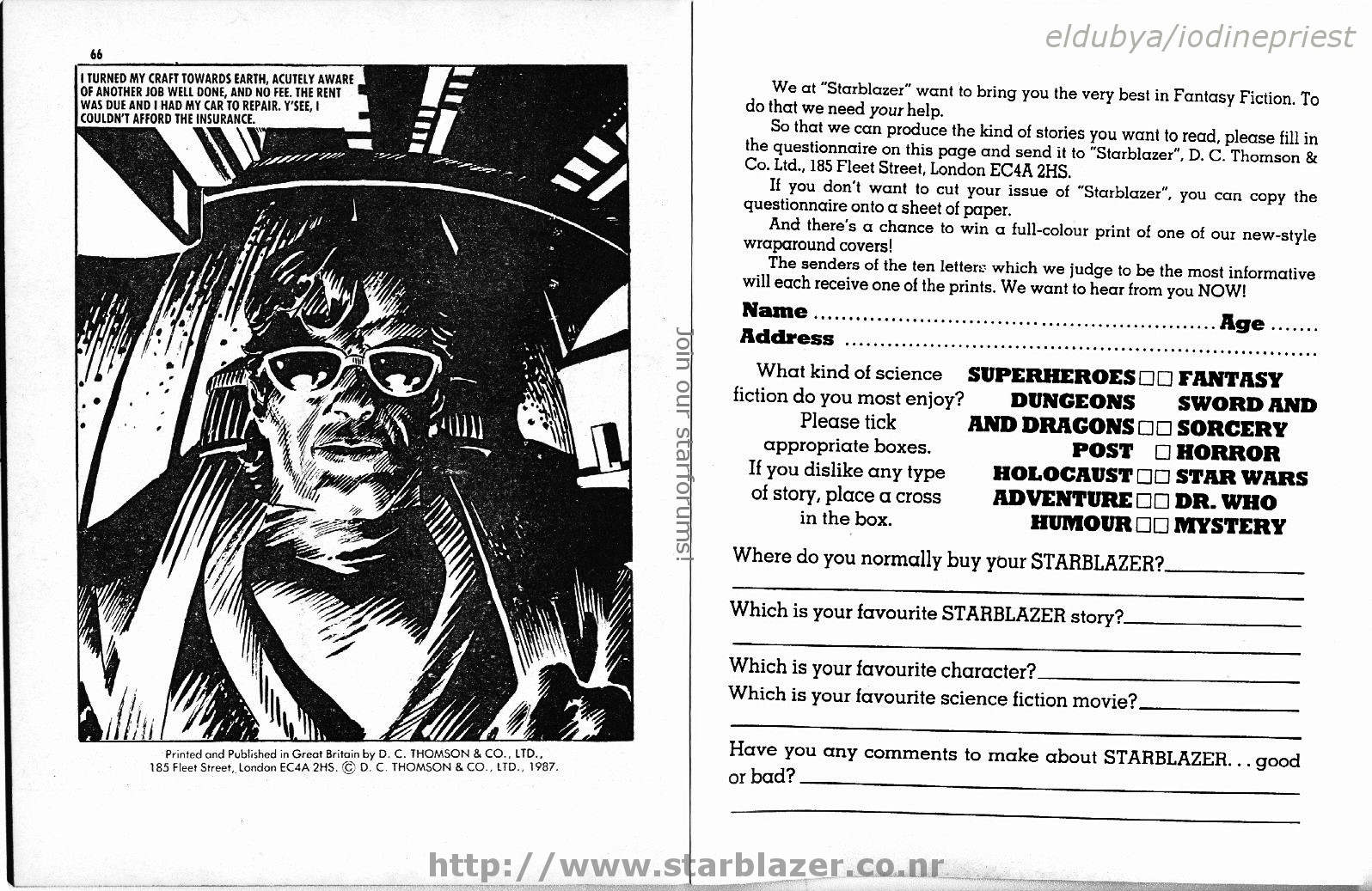 Read online Starblazer comic -  Issue #199 - 35