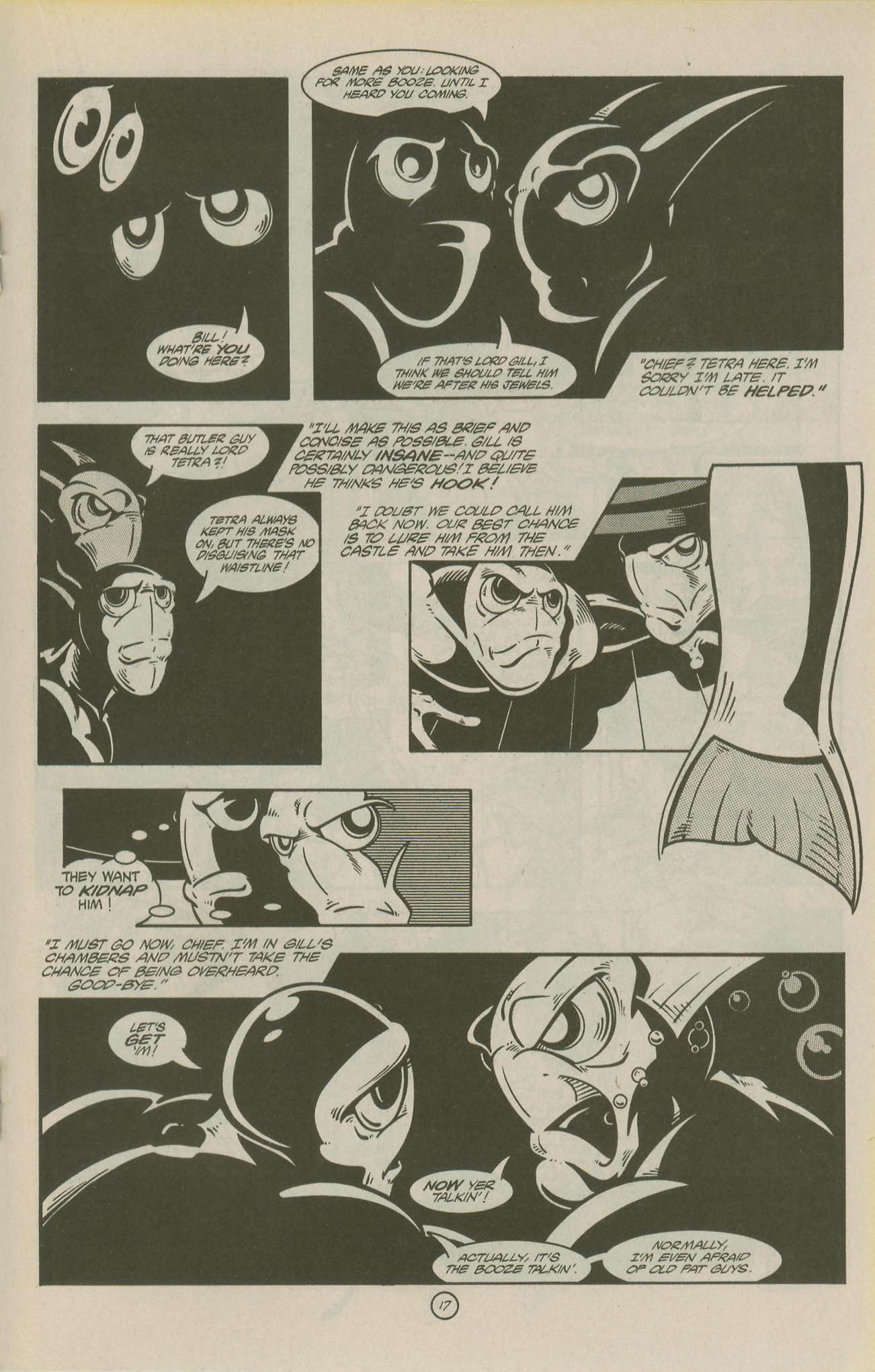 Read online The Fish Police comic -  Issue #25 - 19