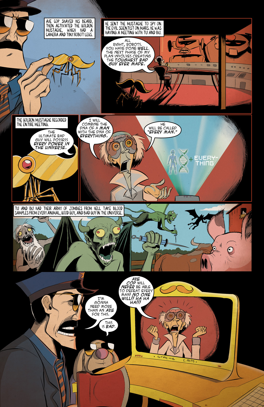 Read online Axe Cop: President of the World comic -  Issue #2 - 22