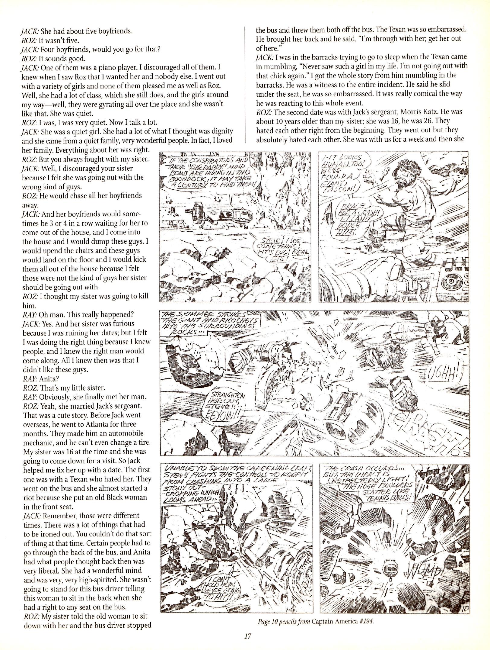 Read online The Jack Kirby Collector comic -  Issue #29 - 17