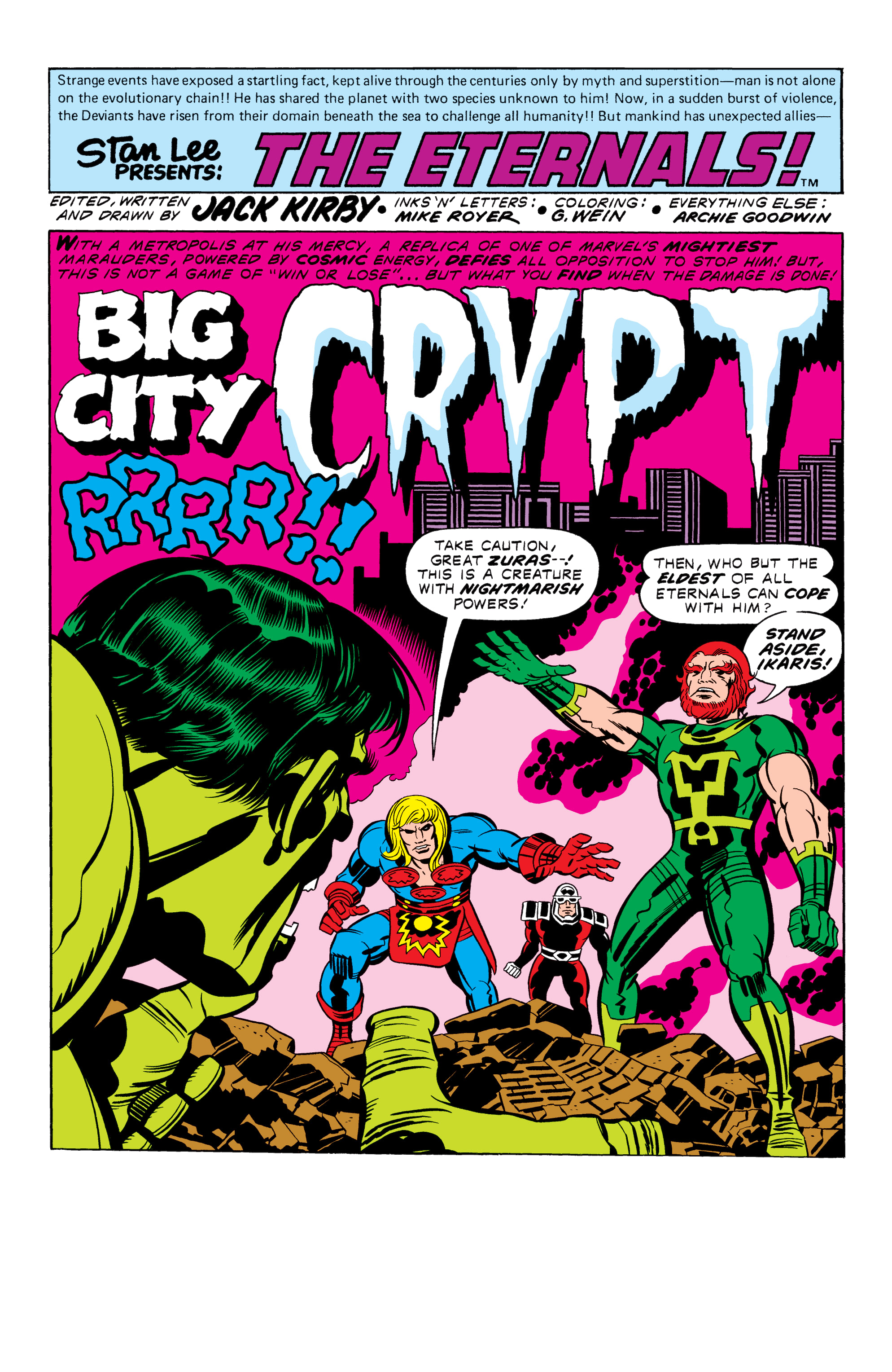 Read online The Eternals by Jack Kirby: The Complete Collection comic -  Issue # TPB (Part 4) - 1