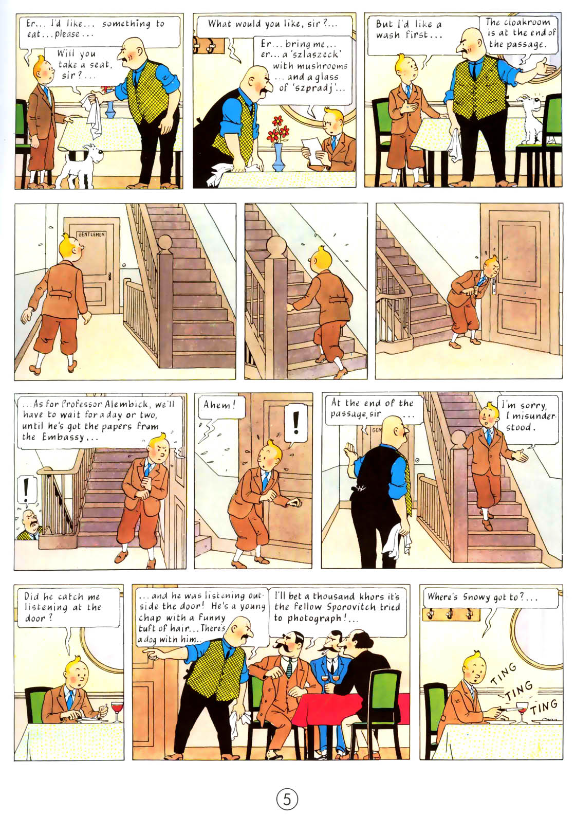Read online The Adventures of Tintin comic -  Issue #8 - 8