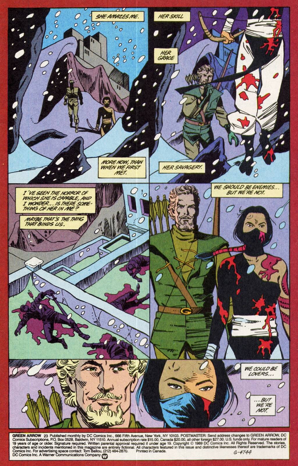 Read online Green Arrow (1988) comic -  Issue #23 - 2