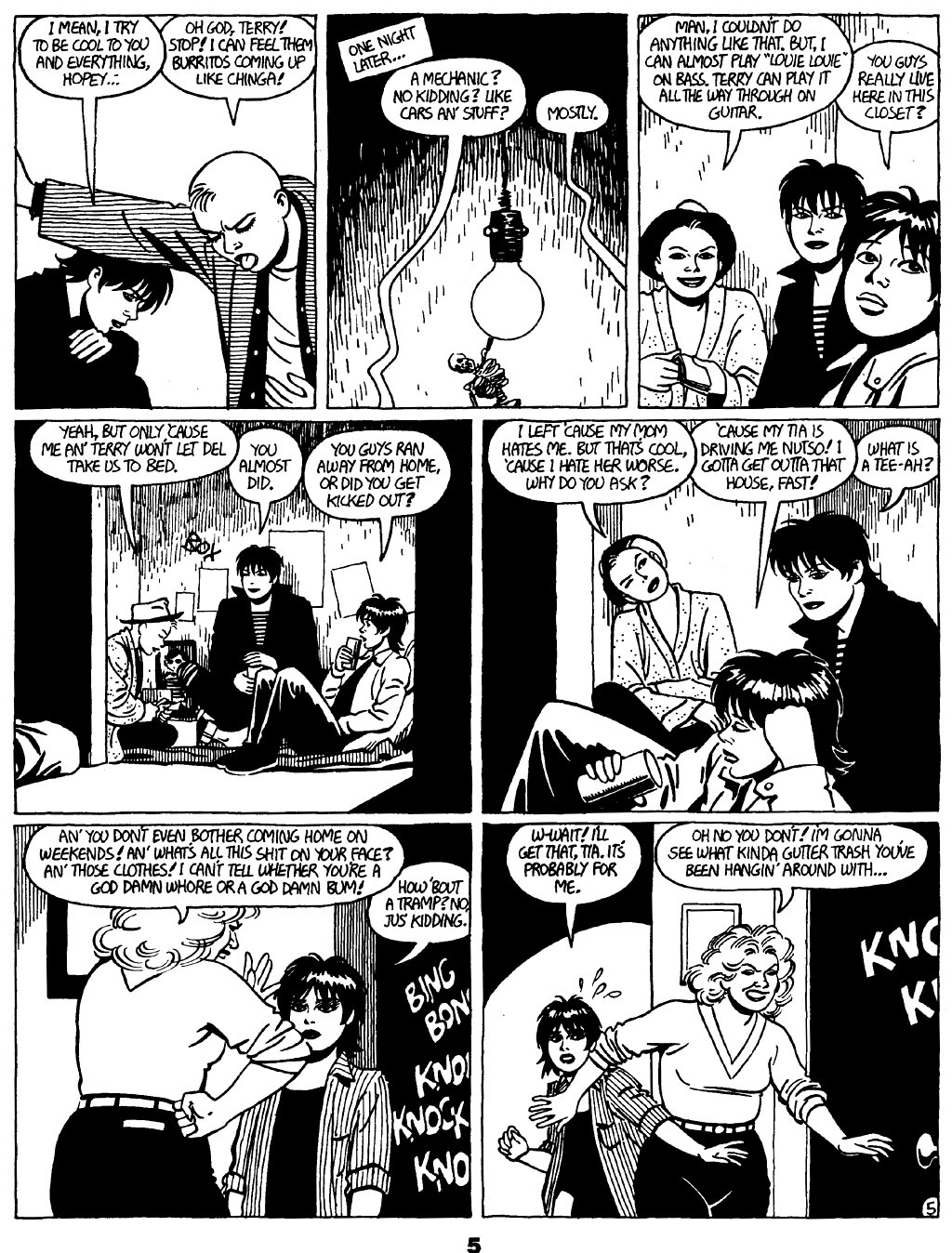 Read online Love and Rockets (1982) comic -  Issue #19 - 7