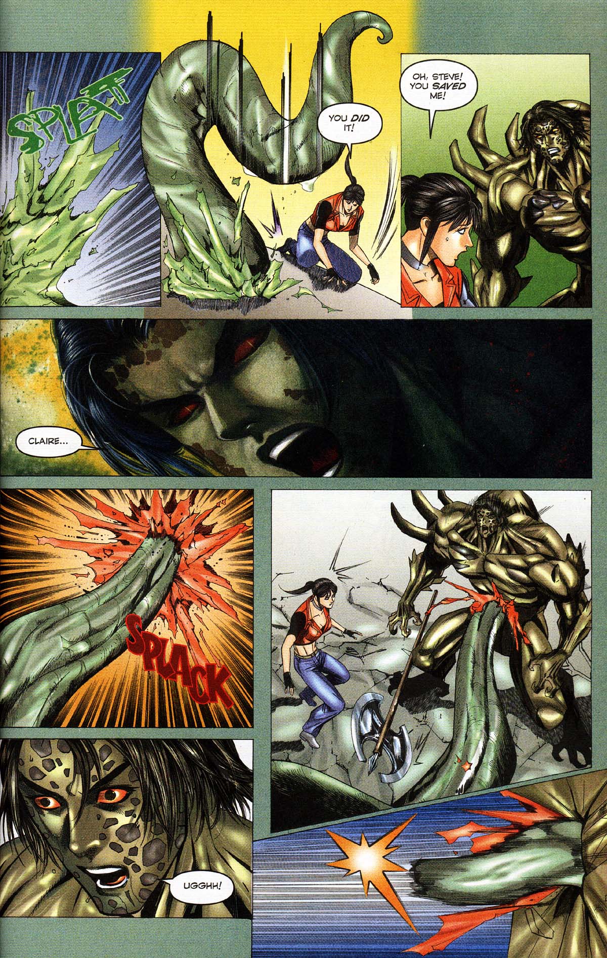 Read online Resident Evil Code: Veronica comic -  Issue #4 - 107