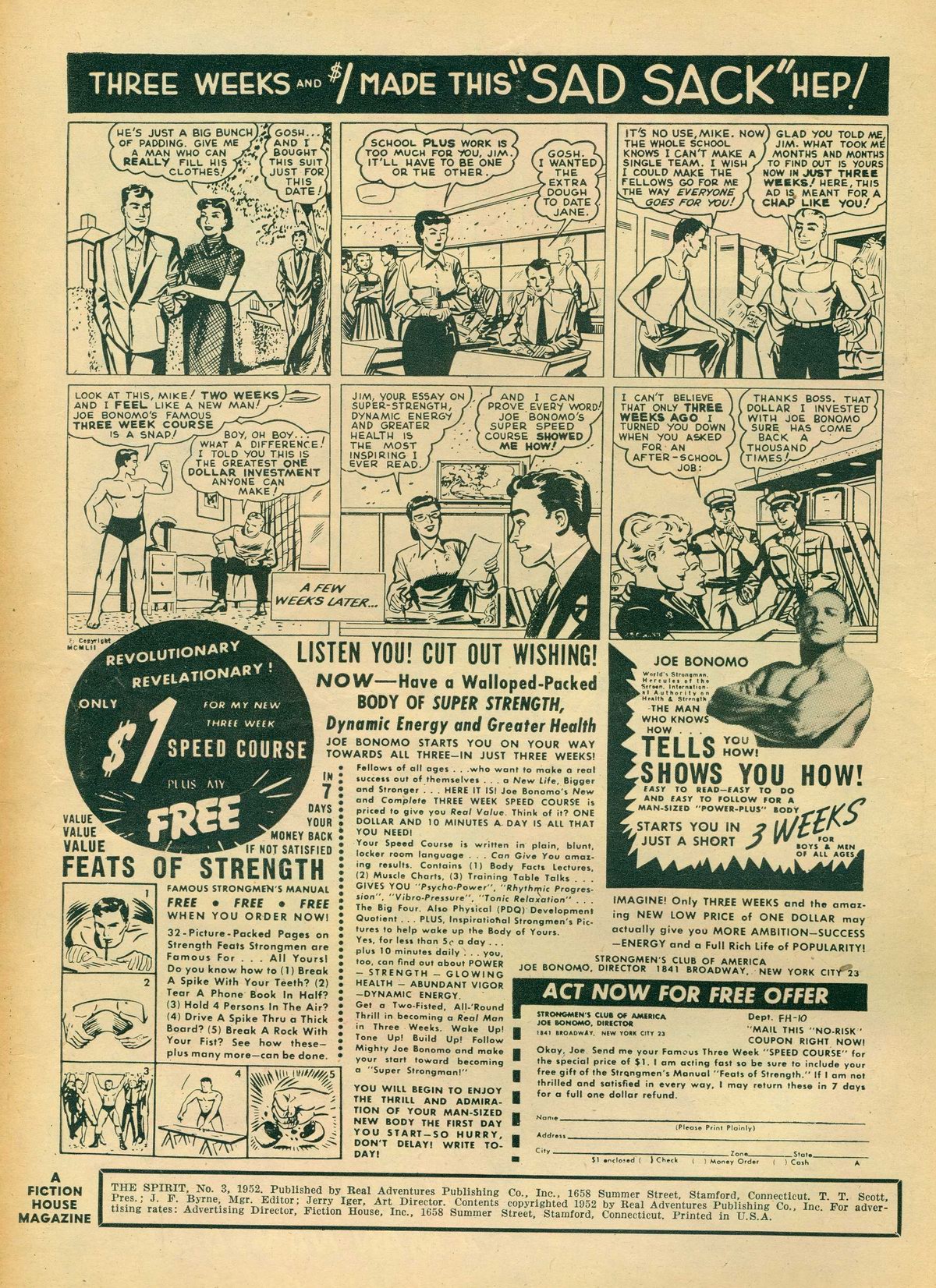 Read online The Spirit (1952) comic -  Issue #3 - 2