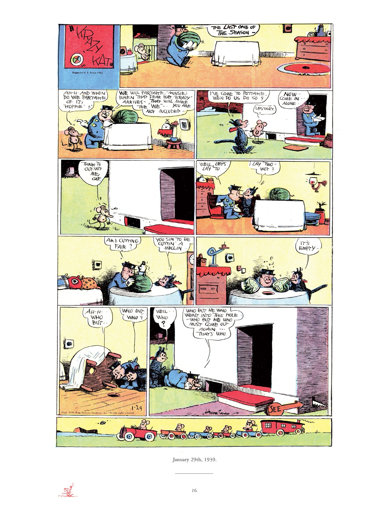 Read online Krazy & Ignatz comic -  Issue # TPB 11 - 16