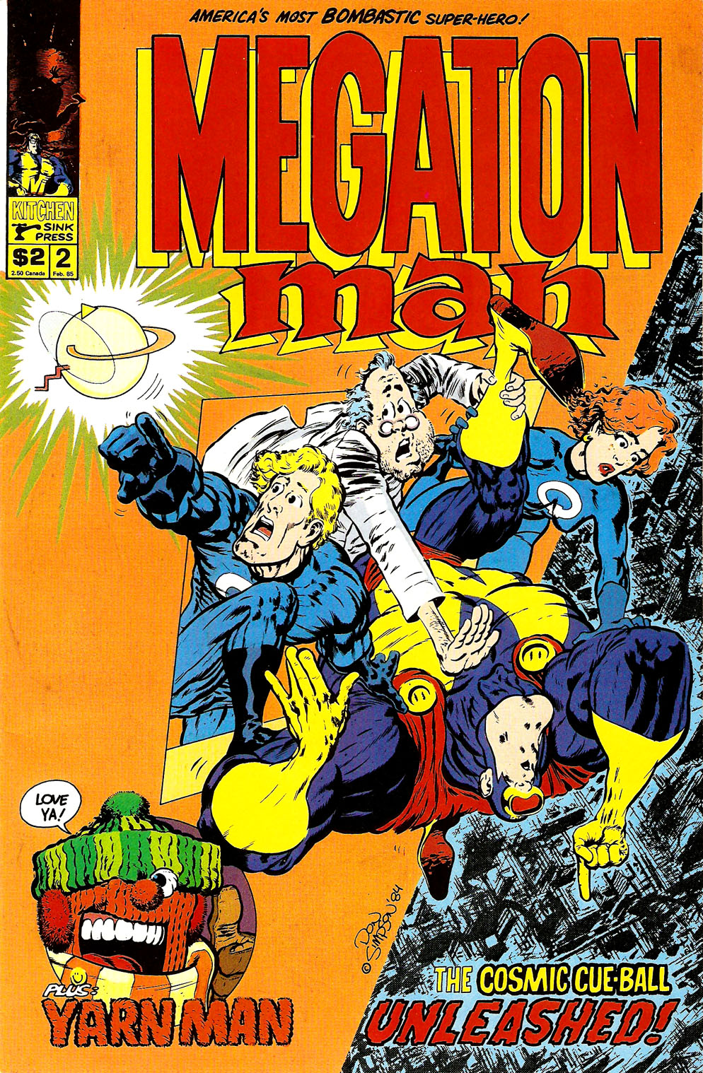 Read online Megaton Man comic -  Issue #2 - 1